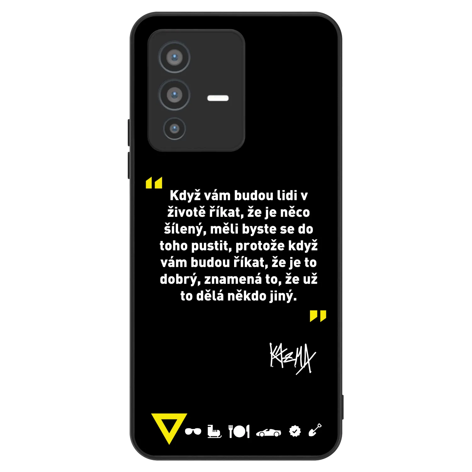 Picasee ULTIMATE CASE pro Vivo V23 5G - Kazma - MĚLI BYSTE SE DO TOHO PUSTIT