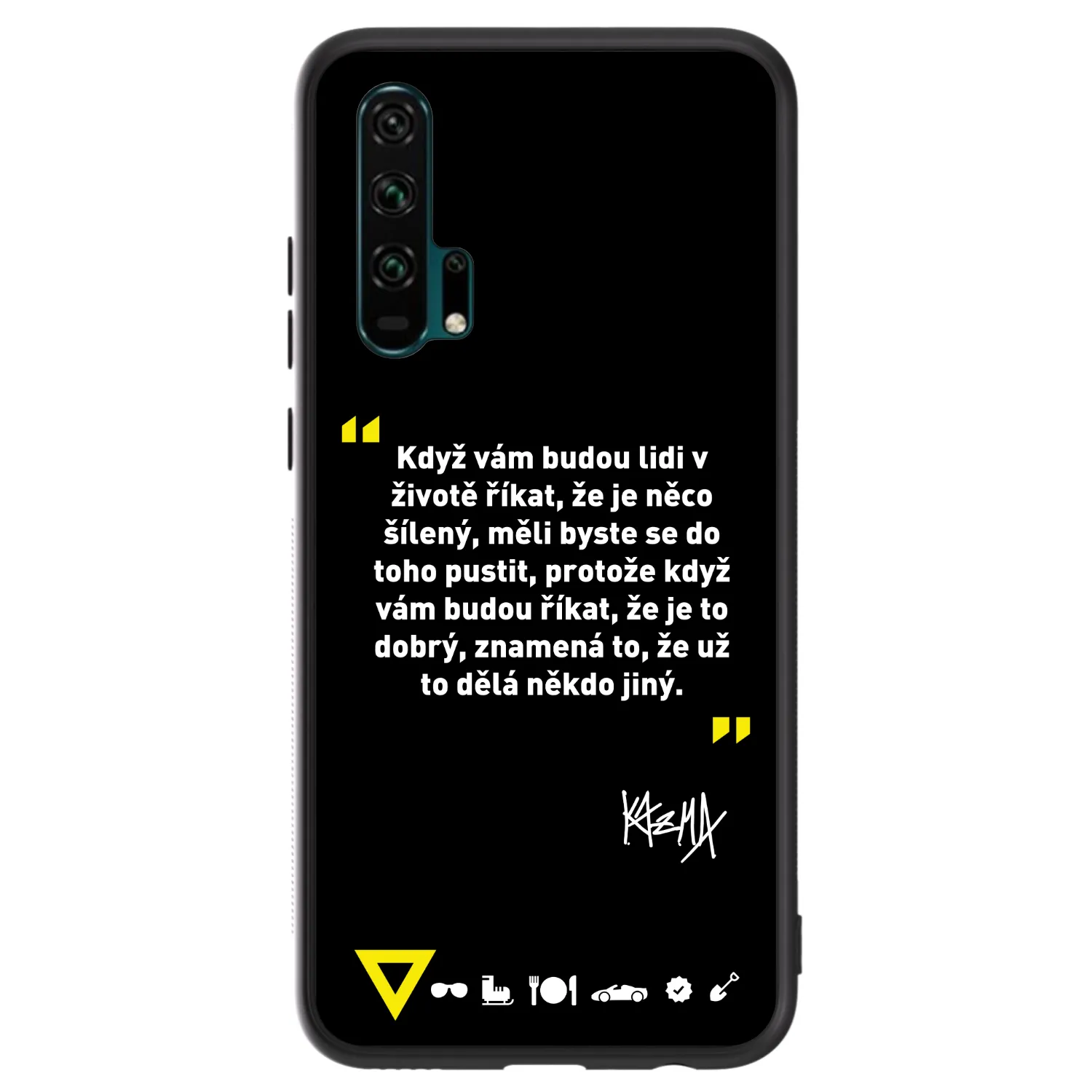 Picasee ULTIMATE CASE pro Honor 20 Pro - Kazma - MĚLI BYSTE SE DO TOHO PUSTIT