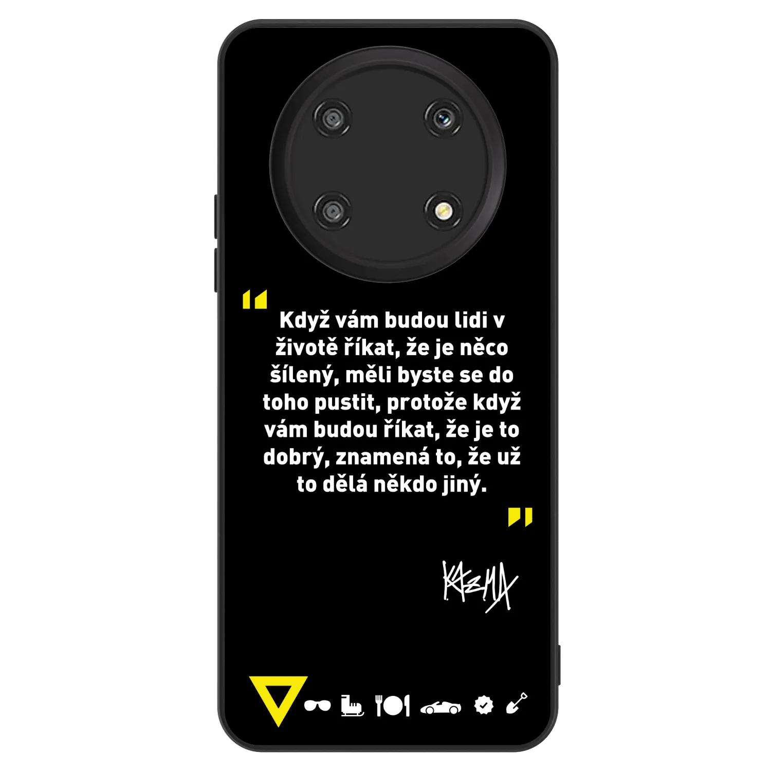 Picasee ULTIMATE CASE pro Honor Magic4 Lite 5G - Kazma - MĚLI BYSTE SE DO TOHO PUSTIT