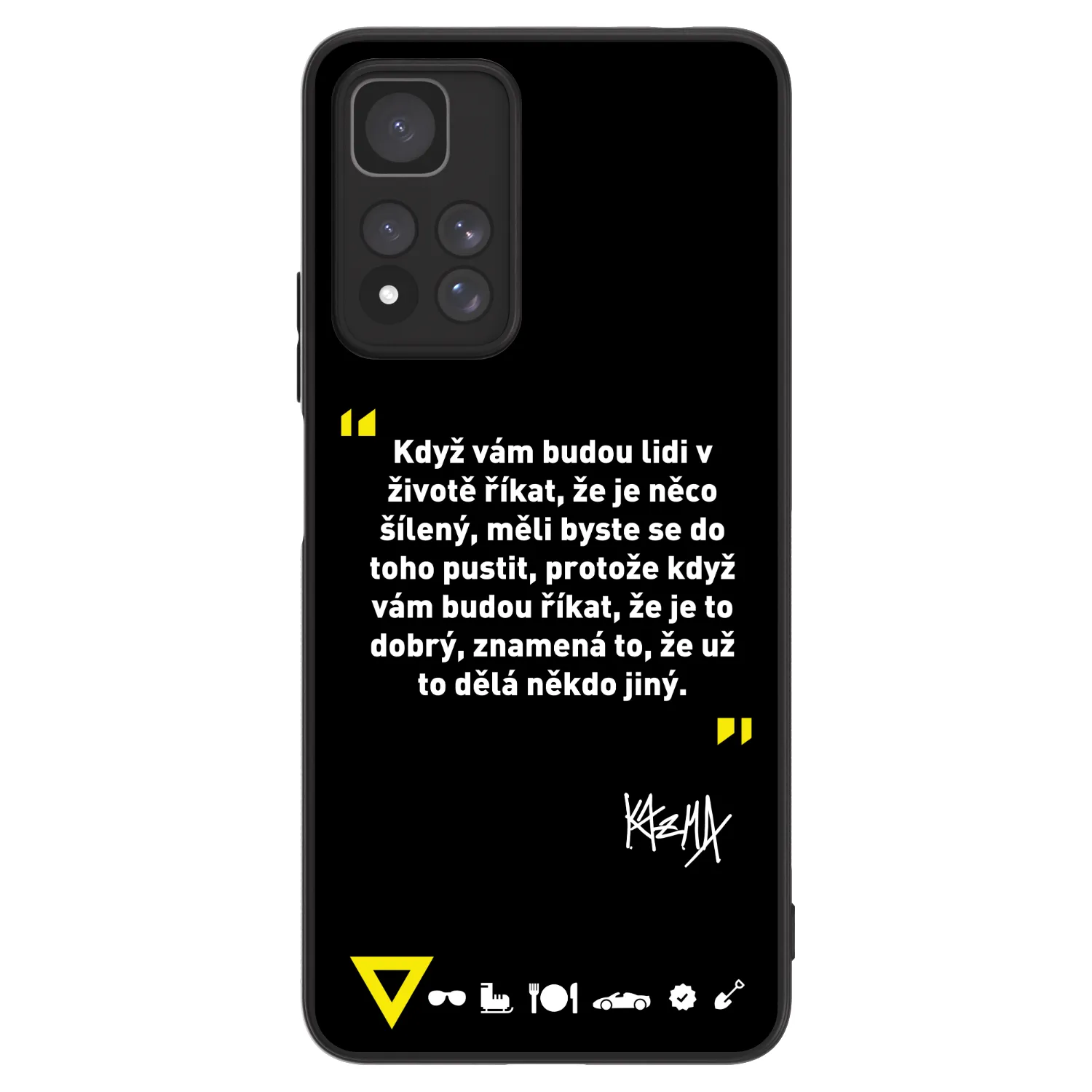 Picasee ULTIMATE CASE pro Xiaomi Redmi Note 11 Pro+ 5G - Kazma - MĚLI BYSTE SE DO TOHO PUSTIT