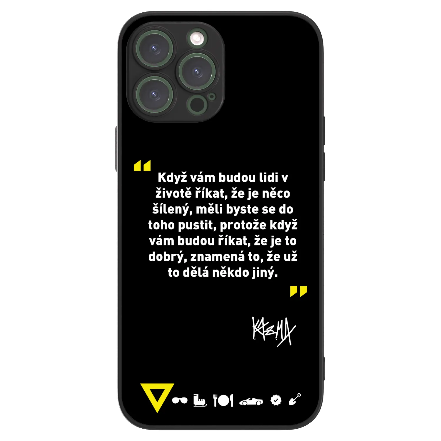 Picasee ULTIMATE CASE MagSafe pro Apple iPhone 13 Pro Max - Kazma - MĚLI BYSTE SE DO TOHO PUSTIT