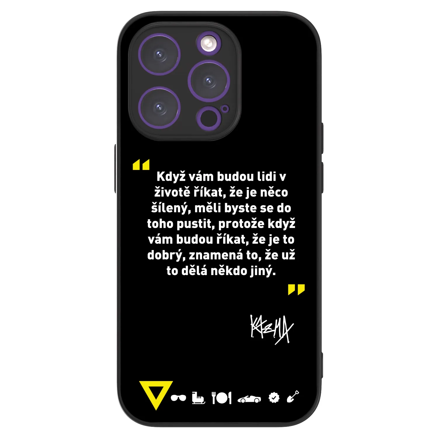 Picasee ULTIMATE CASE MagSafe pro Apple iPhone 14 Pro - Kazma - MĚLI BYSTE SE DO TOHO PUSTIT