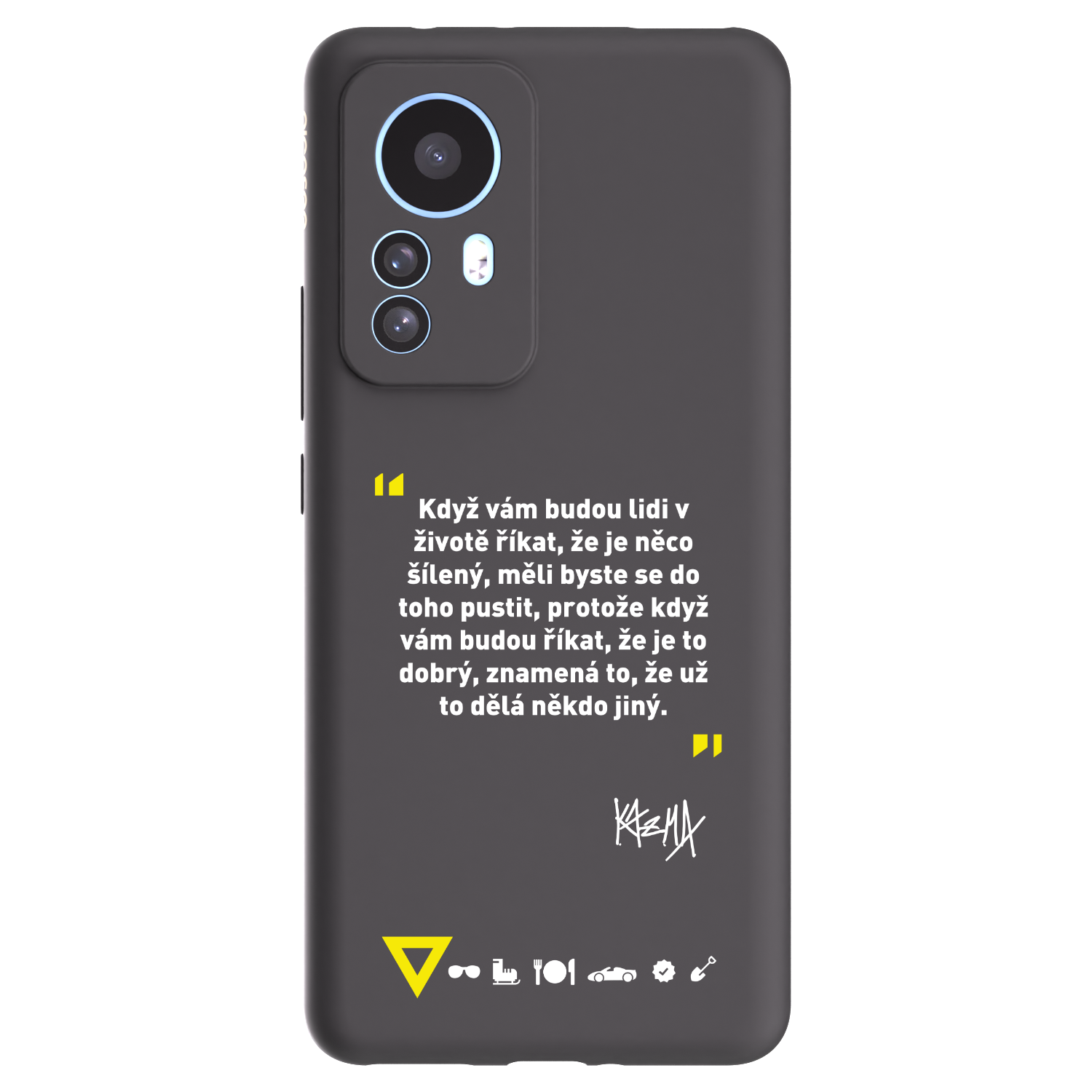 Picasee silikonový černý obal pro Xiaomi 12T Pro - Kazma - MĚLI BYSTE SE DO TOHO PUSTIT