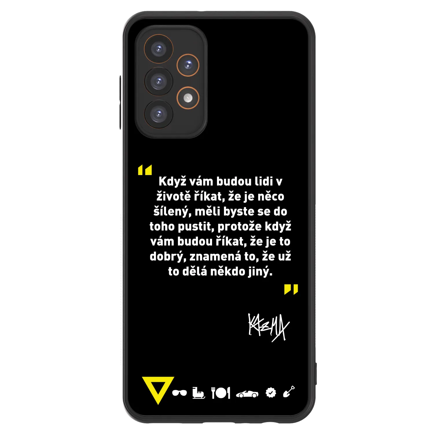 Picasee ULTIMATE CASE pro Samsung Galaxy A23 A236B 5G - Kazma - MĚLI BYSTE SE DO TOHO PUSTIT