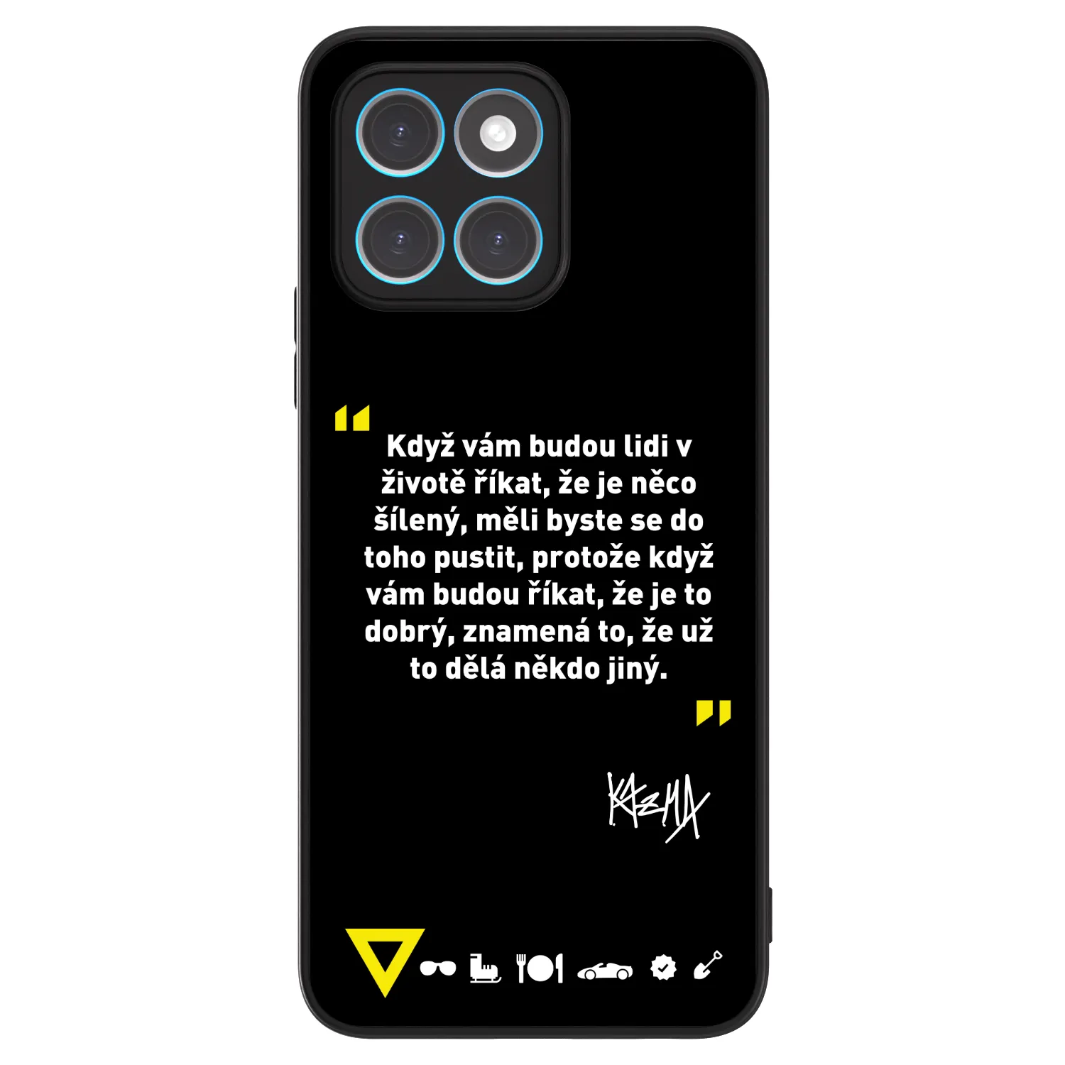 Picasee ULTIMATE CASE pro Honor X8 5G - Kazma - MĚLI BYSTE SE DO TOHO PUSTIT