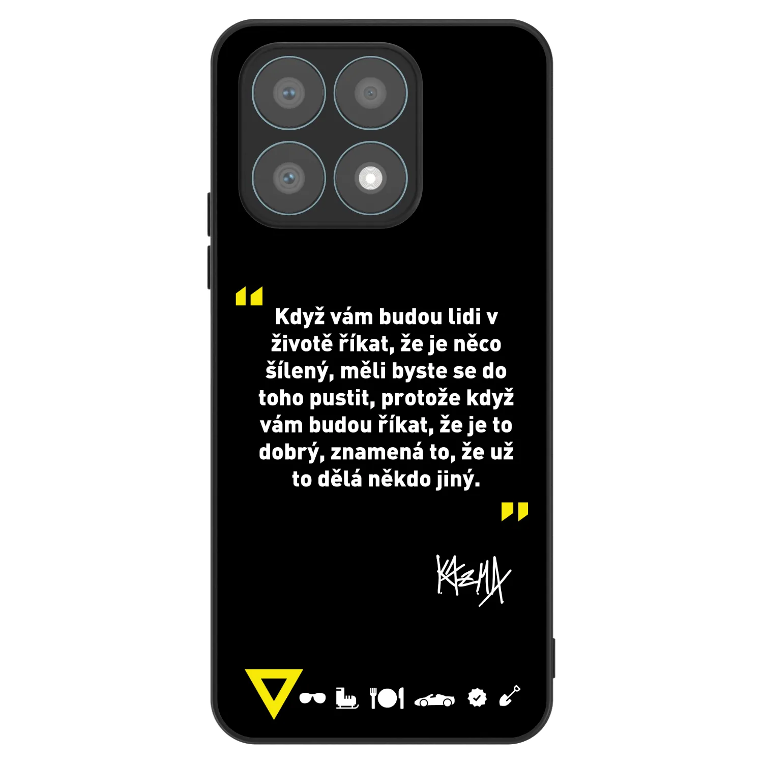 Picasee ULTIMATE CASE pro Honor X8a - Kazma - MĚLI BYSTE SE DO TOHO PUSTIT