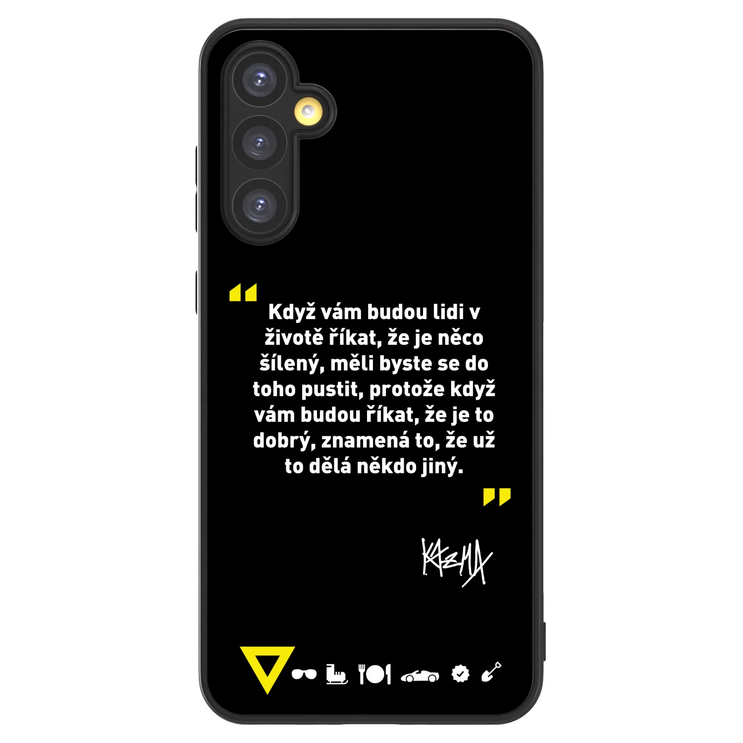 Picasee ULTIMATE CASE pro Samsung Galaxy A34 5G A346B - Kazma - MĚLI BYSTE SE DO TOHO PUSTIT