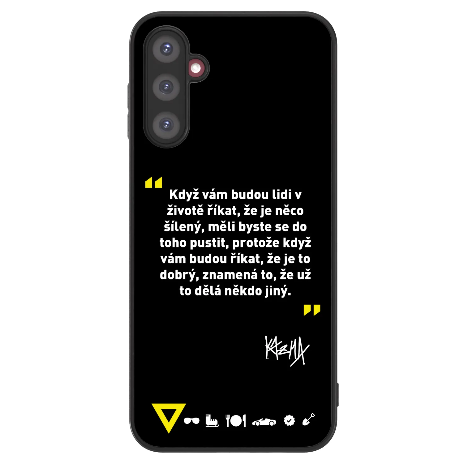 Picasee ULTIMATE CASE pro Samsung Galaxy A14 4G A145R - Kazma - MĚLI BYSTE SE DO TOHO PUSTIT