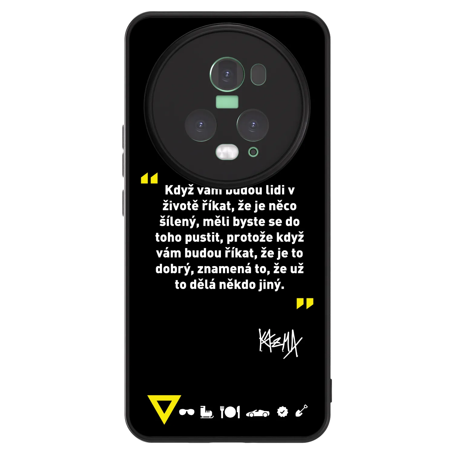 Picasee ULTIMATE CASE pro Honor Magic5 Pro - Kazma - MĚLI BYSTE SE DO TOHO PUSTIT