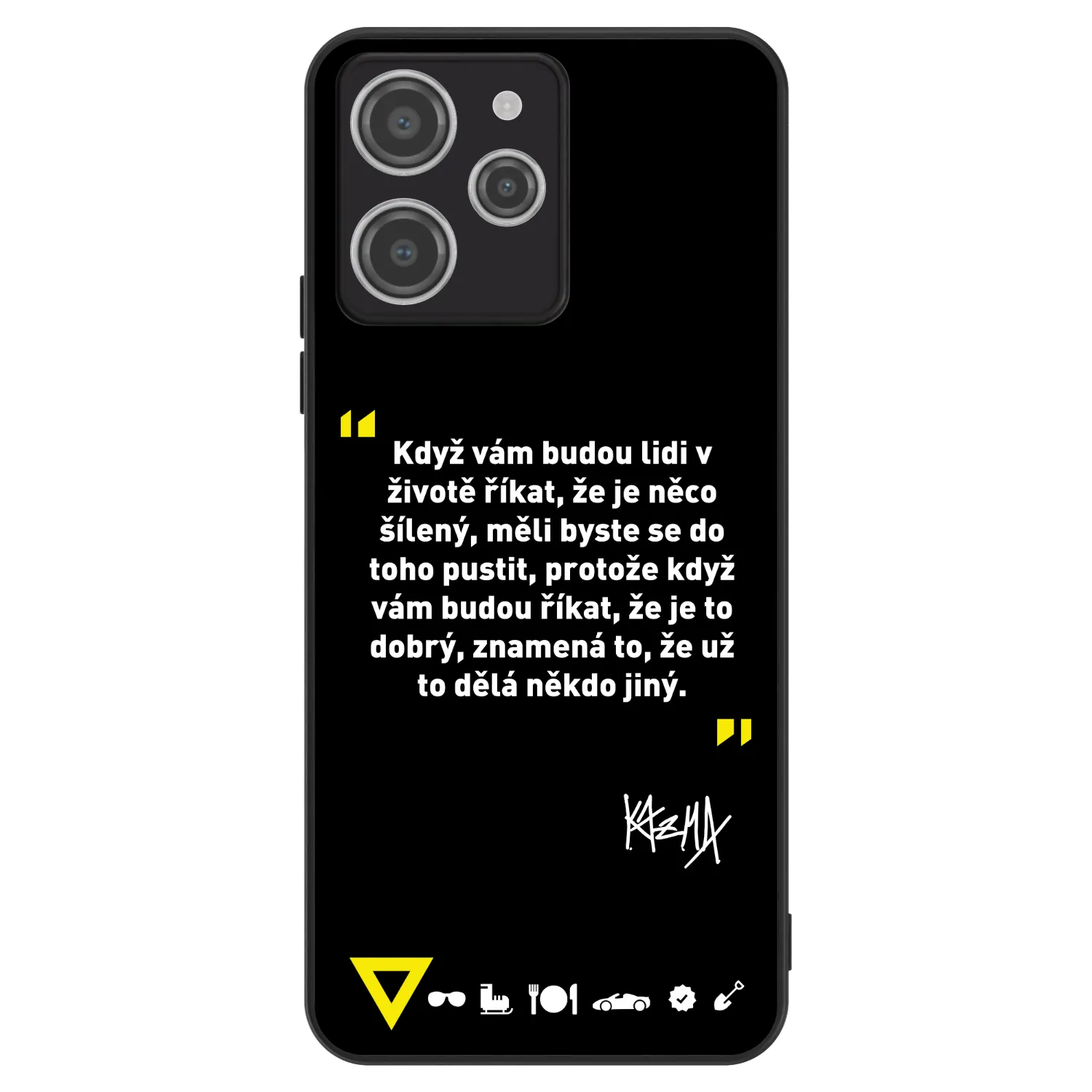 Picasee ULTIMATE CASE pro Xiaomi Redmi 12 4G - Kazma - MĚLI BYSTE SE DO TOHO PUSTIT