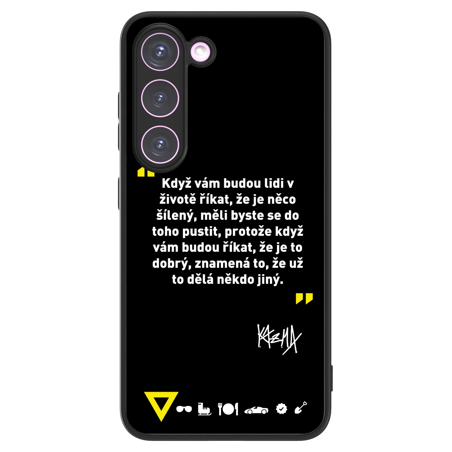 Picasee ULTIMATE CASE PowerShare pro Samsung Galaxy S23 5G - Kazma - MĚLI BYSTE SE DO TOHO PUSTIT