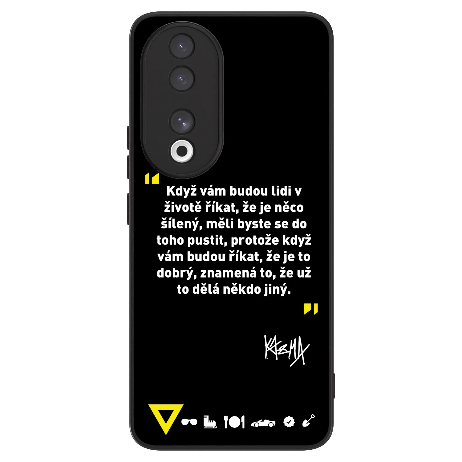 Picasee ULTIMATE CASE pro Honor 90 5G - Kazma - MĚLI BYSTE SE DO TOHO PUSTIT