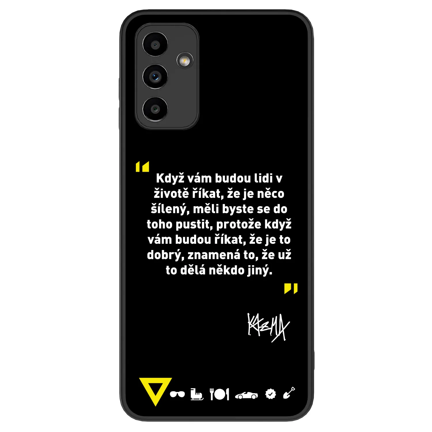 Picasee ULTIMATE CASE pro Samsung Galaxy A04s A047F - Kazma - MĚLI BYSTE SE DO TOHO PUSTIT