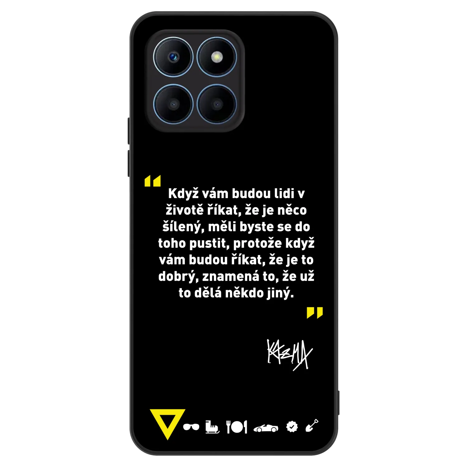 Picasee ULTIMATE CASE pro Honor 70 Lite - Kazma - MĚLI BYSTE SE DO TOHO PUSTIT