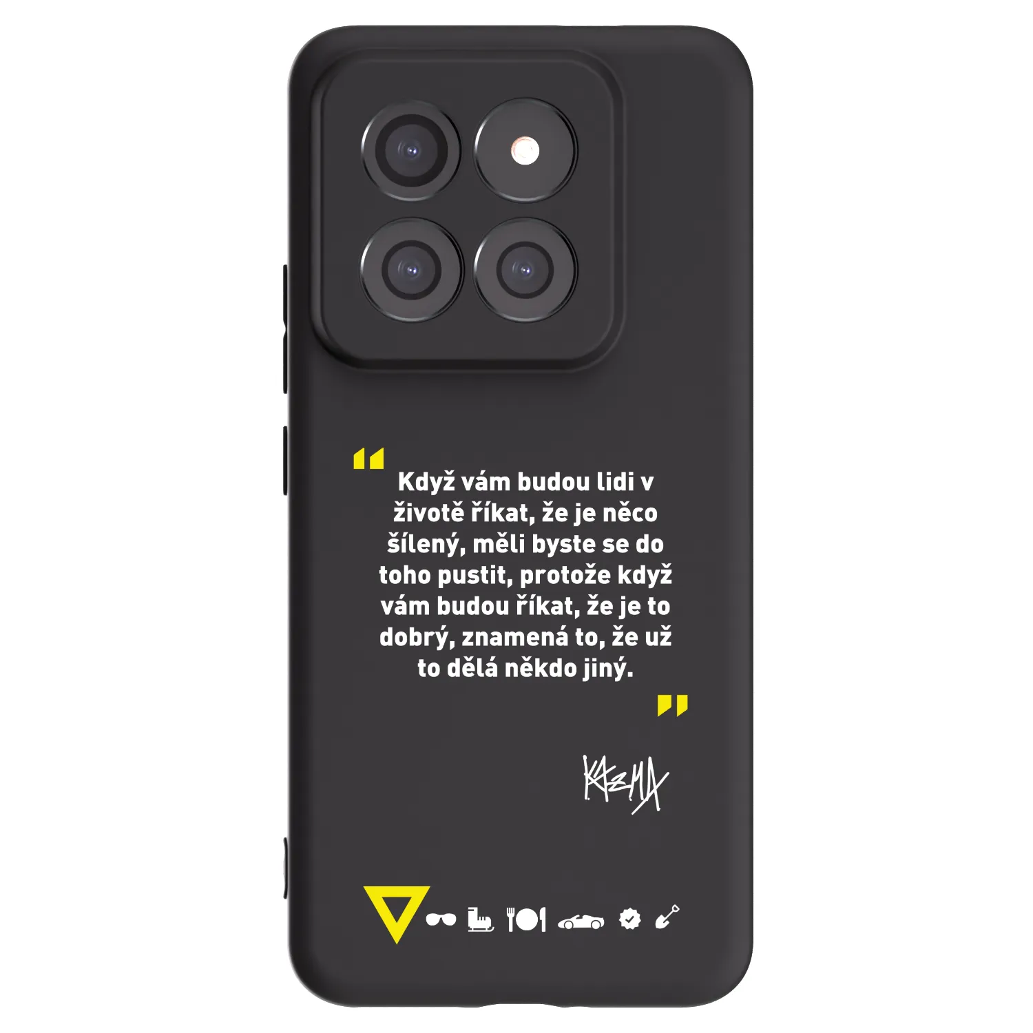 Picasee silikonový černý obal pro Xiaomi 14 Pro - Kazma - MĚLI BYSTE SE DO TOHO PUSTIT