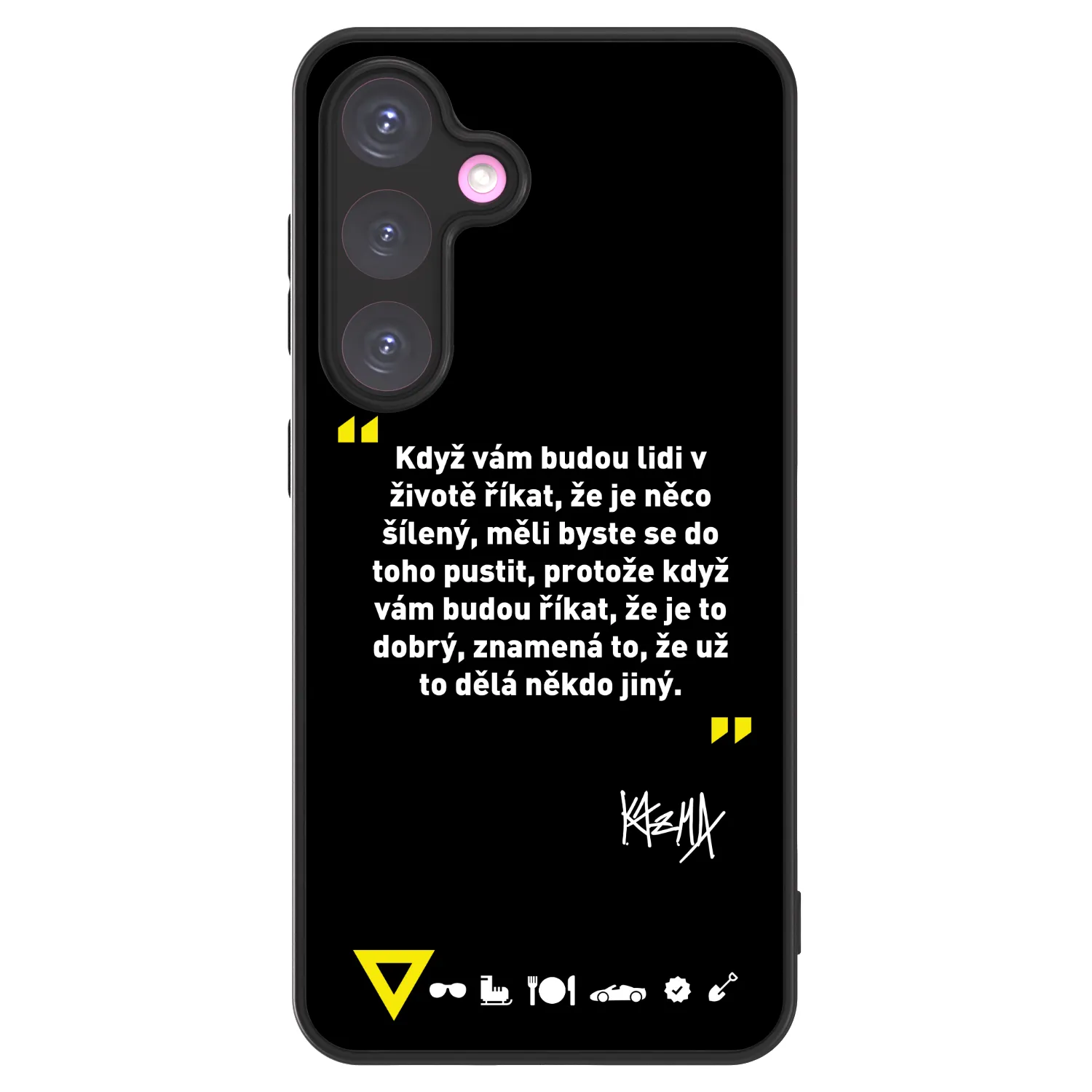 Picasee ULTIMATE CASE pro Samsung Galaxy S24+ S926B 5G - Kazma - MĚLI BYSTE SE DO TOHO PUSTIT