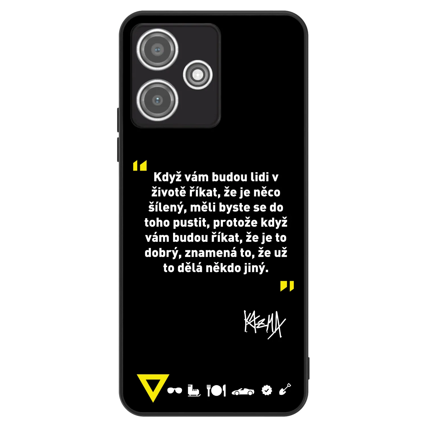Picasee ULTIMATE CASE pro Xiaomi Redmi 12 5G - Kazma - MĚLI BYSTE SE DO TOHO PUSTIT