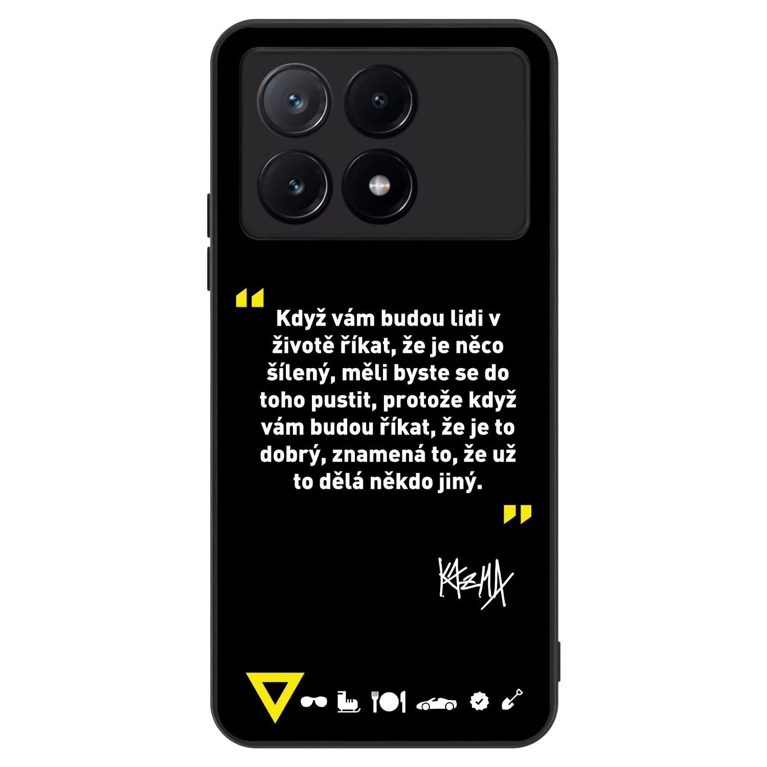 Picasee ULTIMATE CASE pro Xiaomi Poco X6 Pro - Kazma - MĚLI BYSTE SE DO TOHO PUSTIT