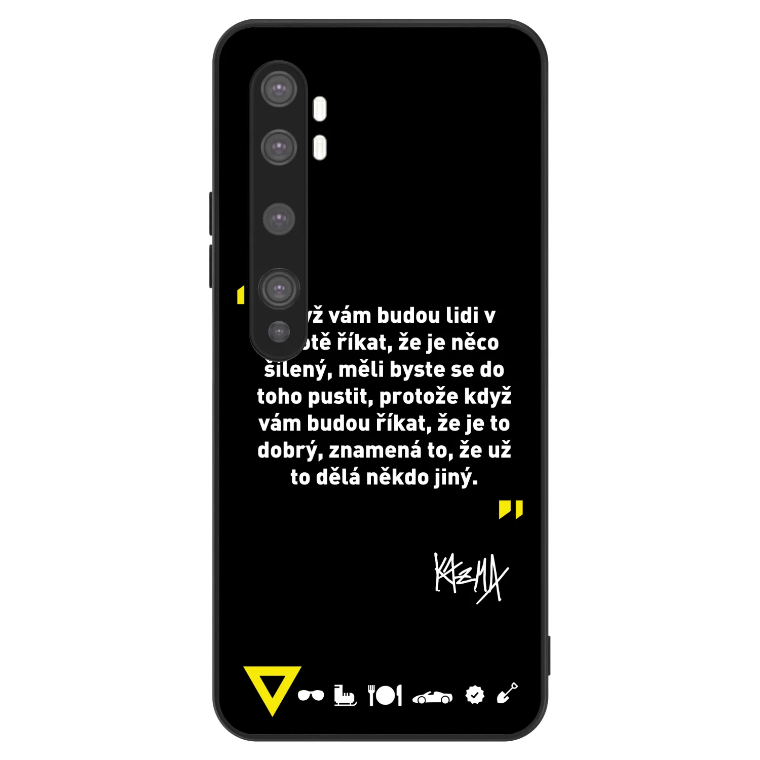 Picasee ULTIMATE CASE pro Xiaomi Mi Note 10 (Pro) - Kazma - MĚLI BYSTE SE DO TOHO PUSTIT