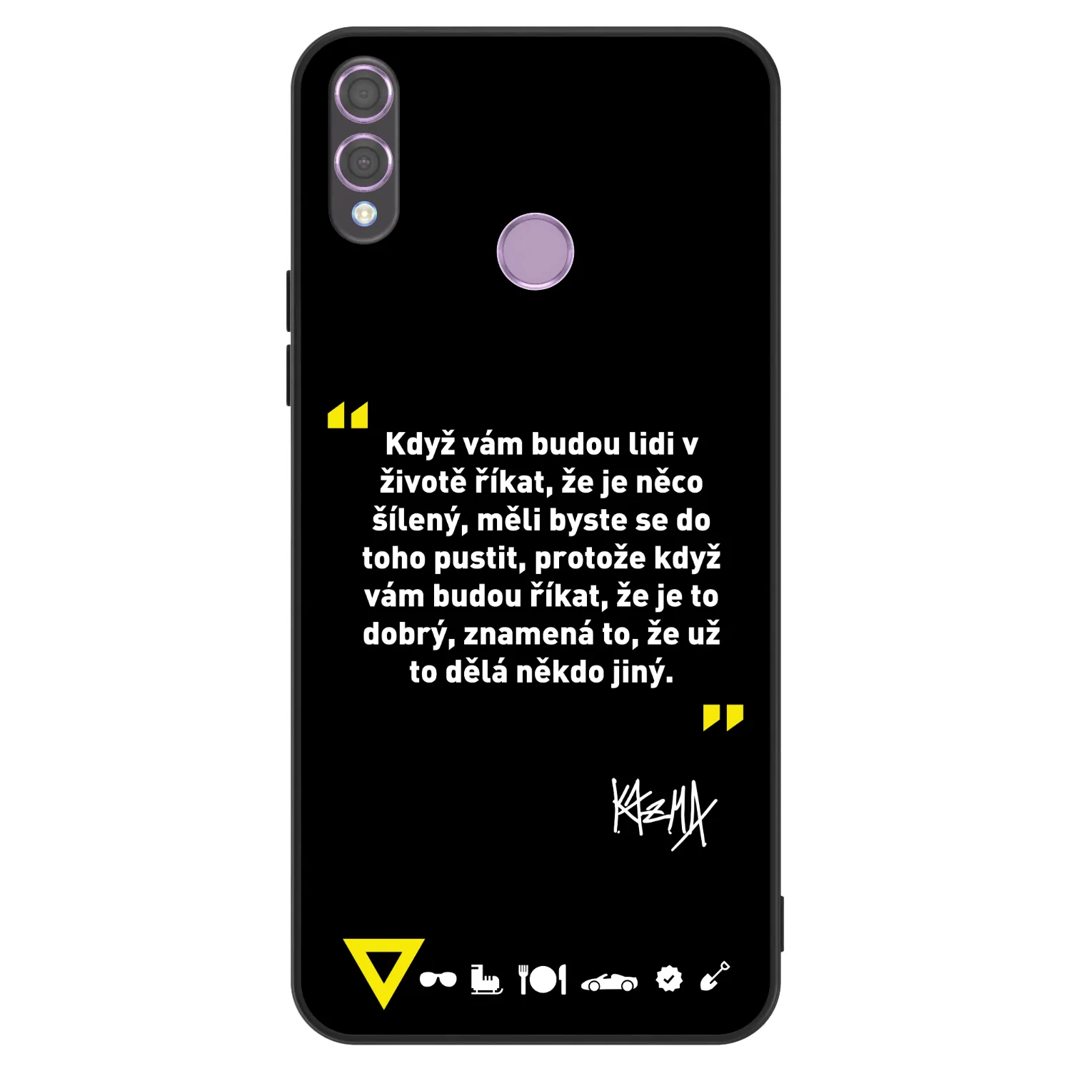 Picasee ULTIMATE CASE pro Honor 8X - Kazma - MĚLI BYSTE SE DO TOHO PUSTIT