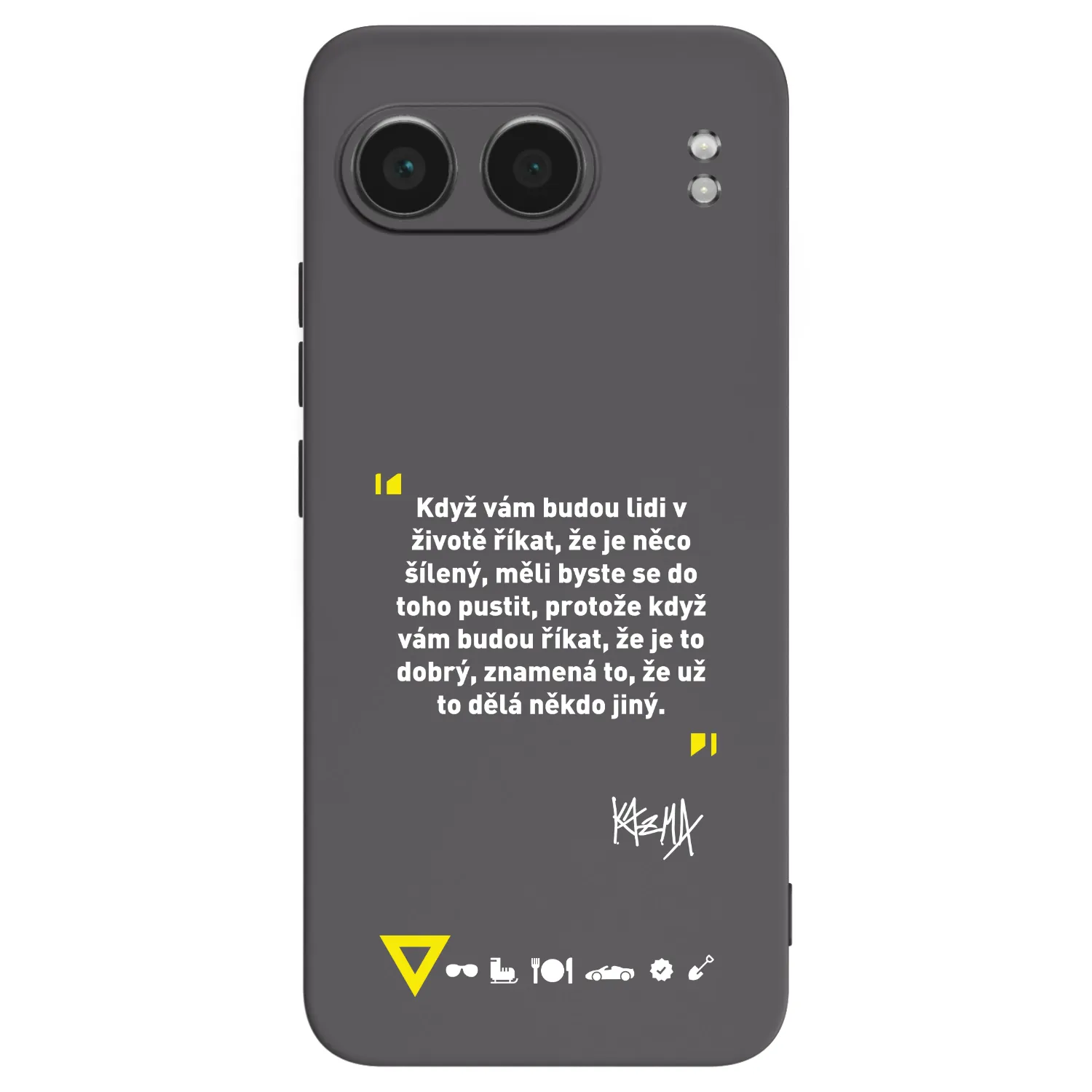 Picasee silikonový černý obal pro OnePlus Nord 4 - Kazma - MĚLI BYSTE SE DO TOHO PUSTIT
