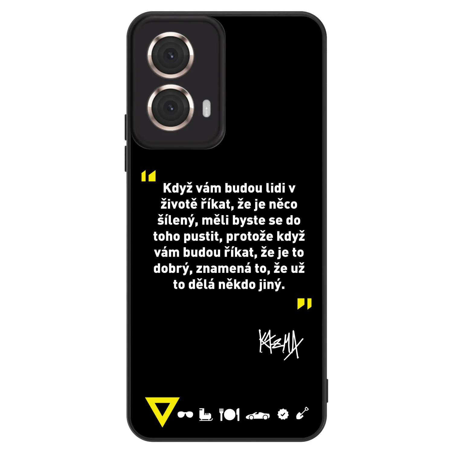 Picasee ULTIMATE CASE pro Motorola Moto G85 - Kazma - MĚLI BYSTE SE DO TOHO PUSTIT