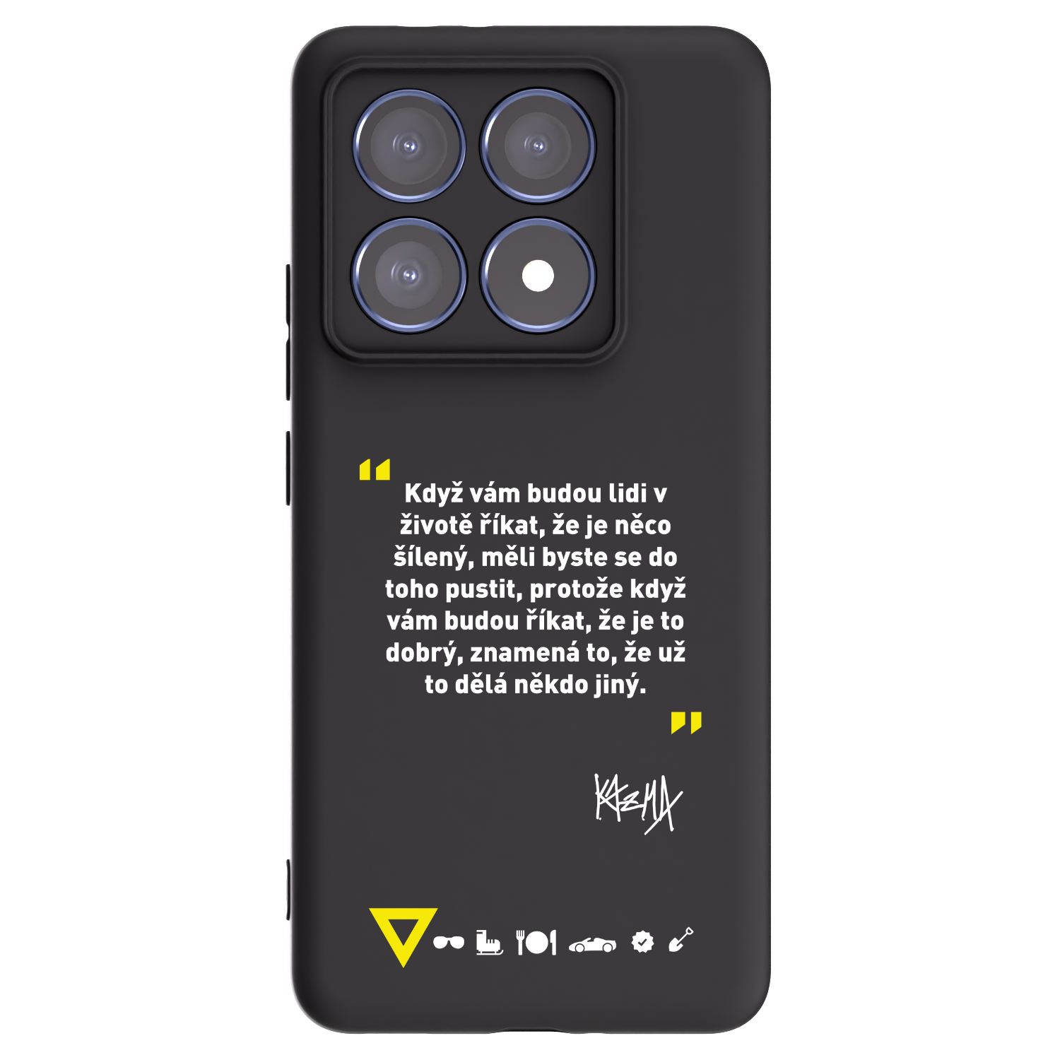 Picasee silikonový černý obal pro Xiaomi 14T Pro - Kazma - MĚLI BYSTE SE DO TOHO PUSTIT