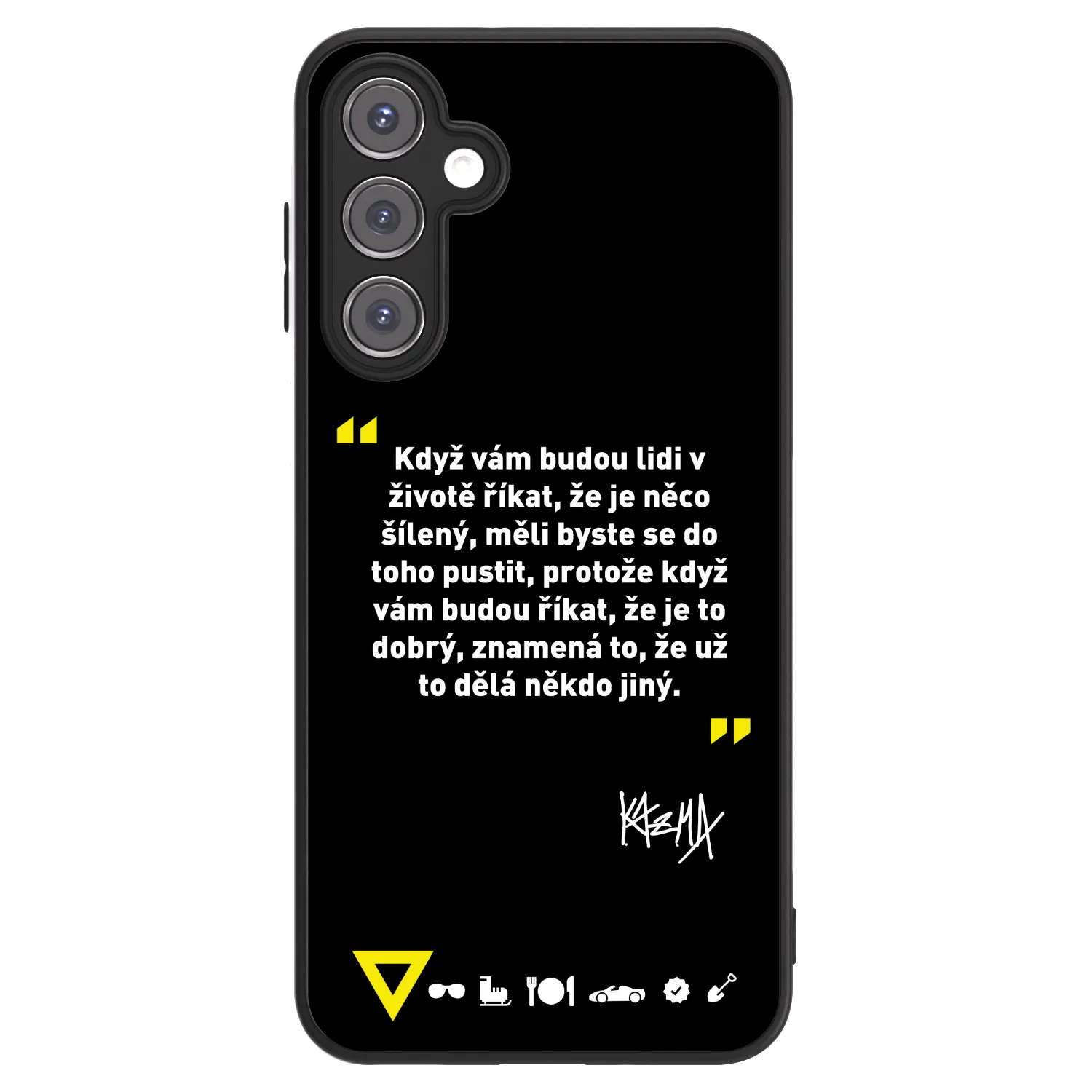 Picasee ULTIMATE CASE pro Samsung Galaxy A16 5G - Kazma - MĚLI BYSTE SE DO TOHO PUSTIT