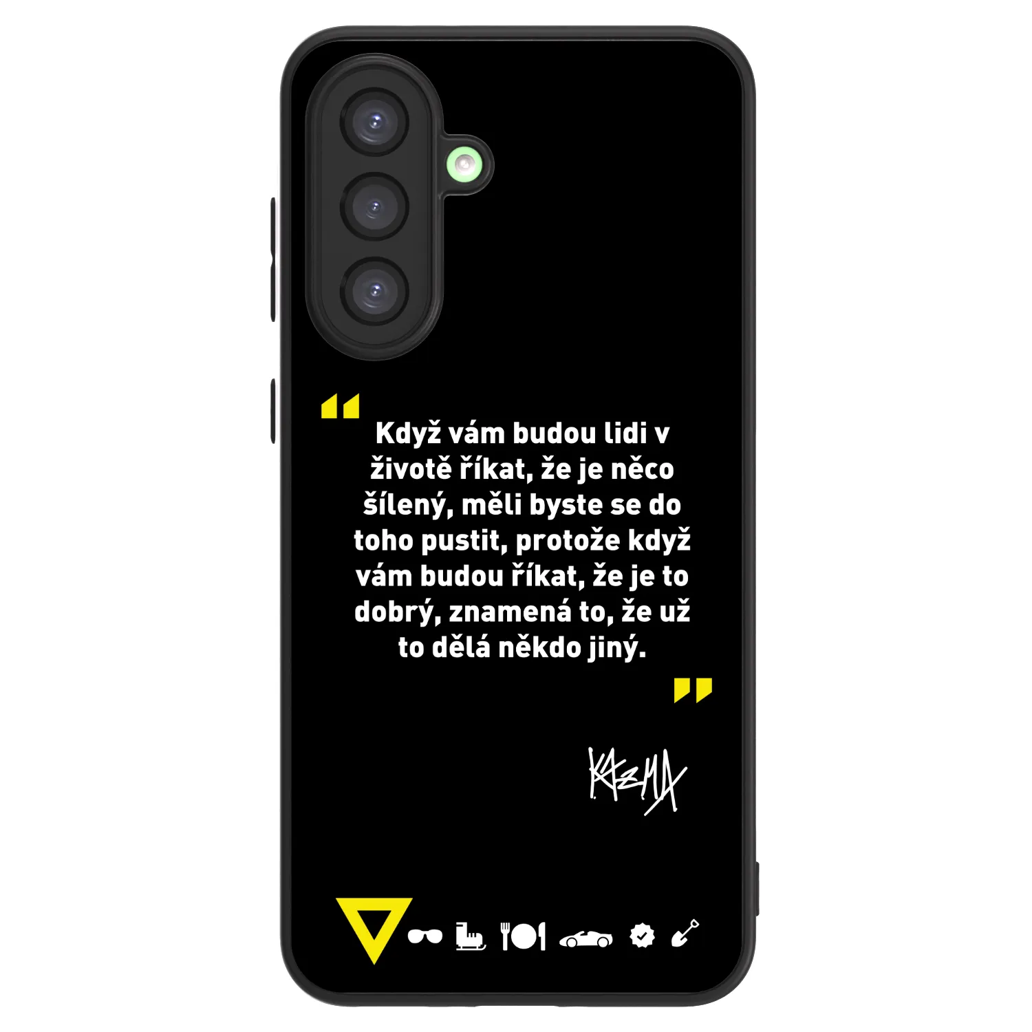 Picasee ULTIMATE CASE pro Samsung Galaxy A26 5G A266B - Kazma - MĚLI BYSTE SE DO TOHO PUSTIT