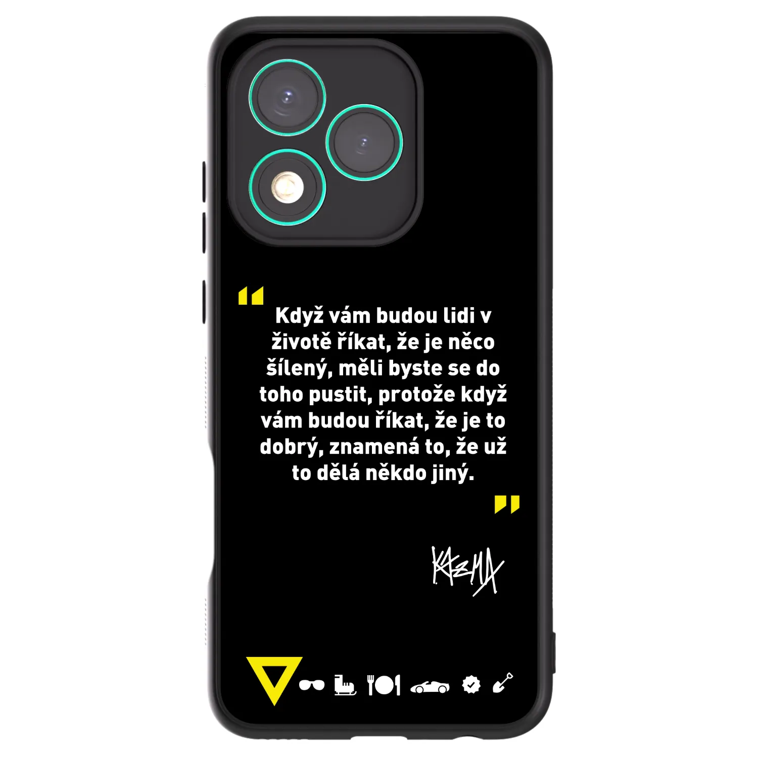 Picasee ULTIMATE CASE pro Honor 400 Lite 5G - Kazma - MĚLI BYSTE SE DO TOHO PUSTIT