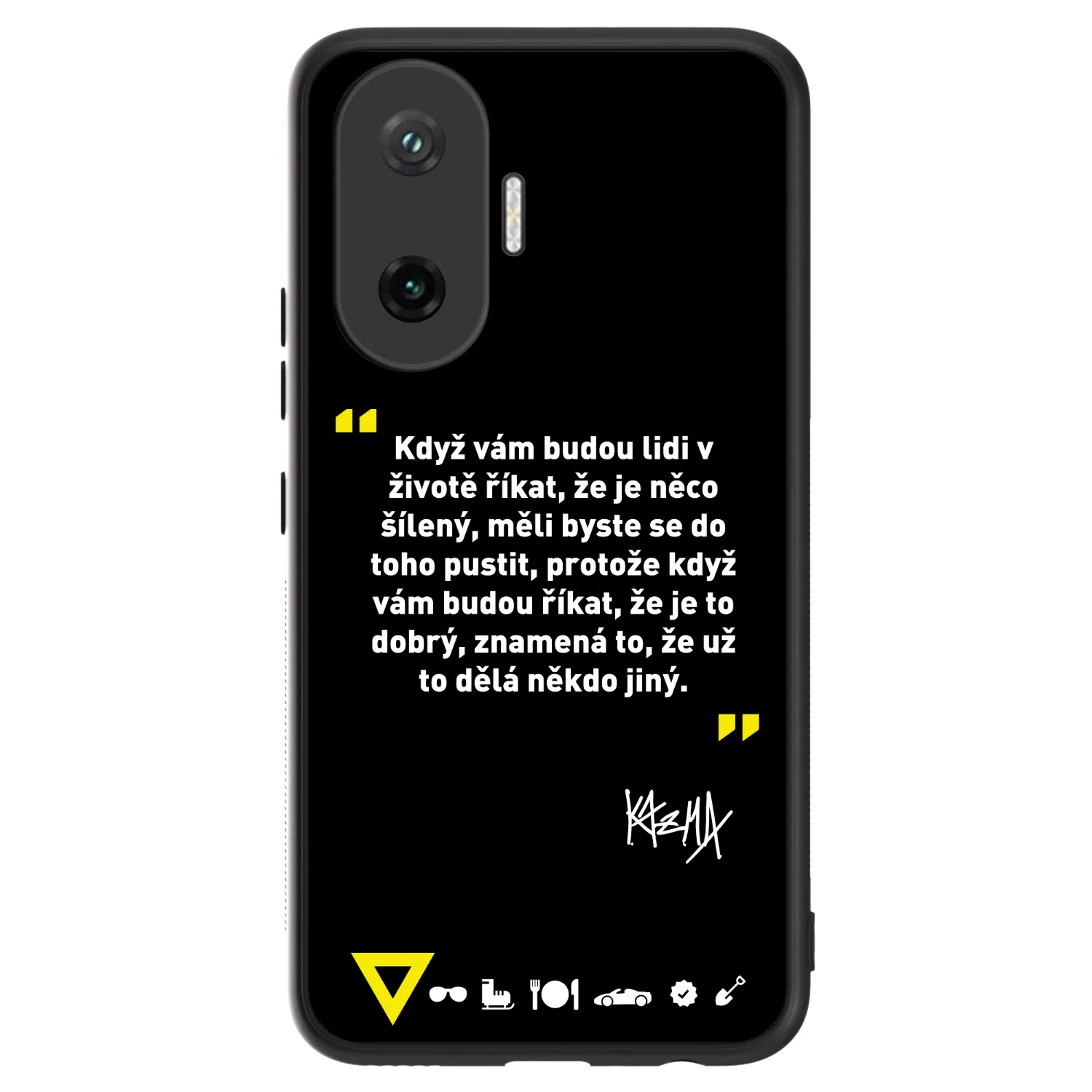 Picasee ULTIMATE CASE pro Xiaomi Poco F7 Pro 5G - Kazma - MĚLI BYSTE SE DO TOHO PUSTIT