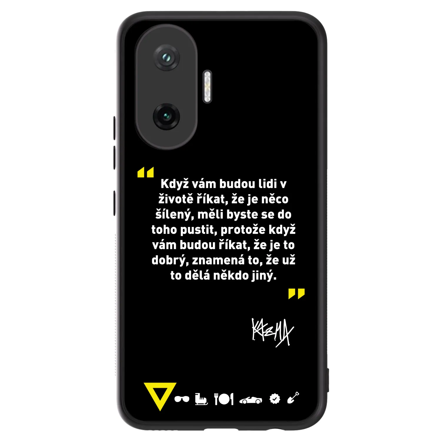 Picasee ULTIMATE CASE pro Xiaomi Poco F7 5G - Kazma - MĚLI BYSTE SE DO TOHO PUSTIT