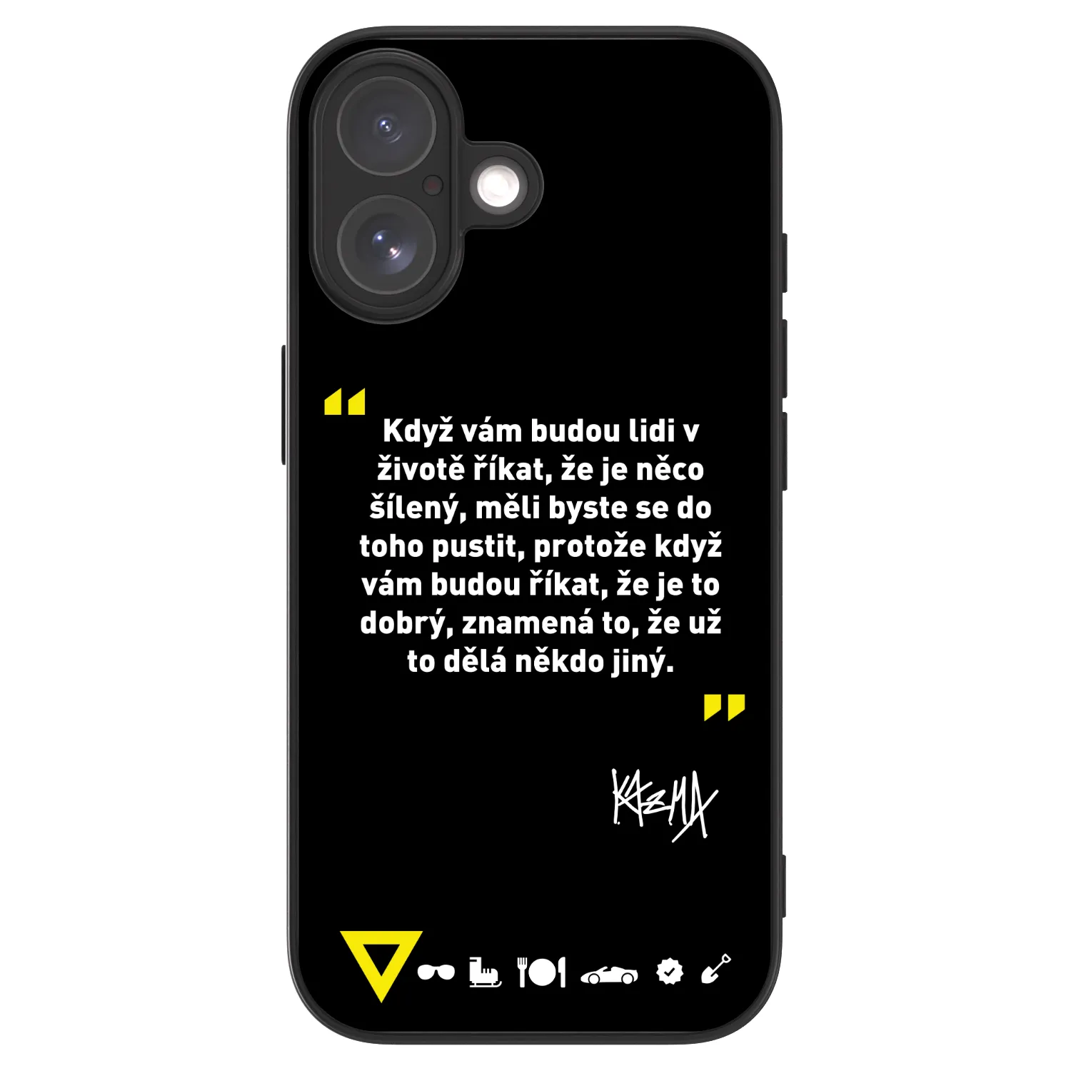 Picasee ULTIMATE CASE MagSafe pro Apple iPhone 17 - Kazma - MĚLI BYSTE SE DO TOHO PUSTIT