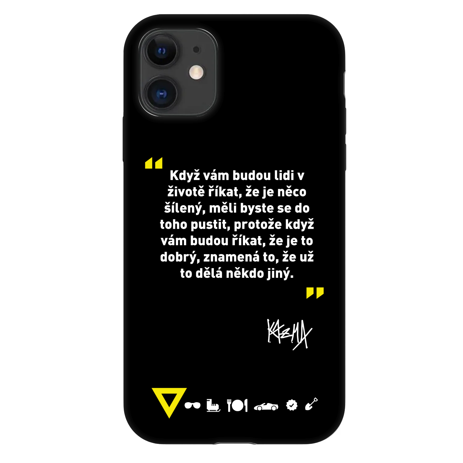 Picasee Fashion Case pro Apple iPhone 11 - Kazma - MĚLI BYSTE SE DO TOHO PUSTIT