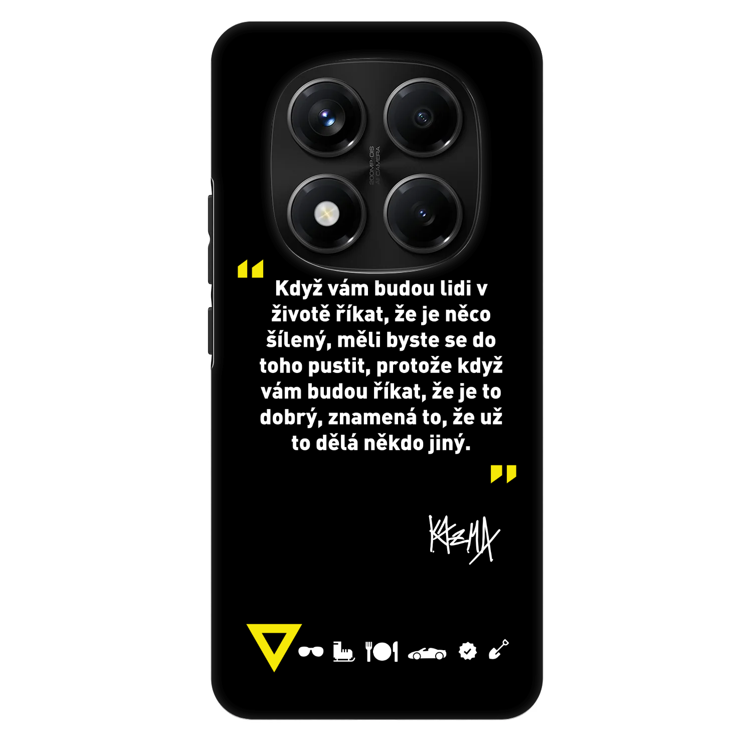 Picasee Fashion Case pro Xiaomi Redmi Note 14 Pro+ 5G - Kazma - MĚLI BYSTE SE DO TOHO PUSTIT