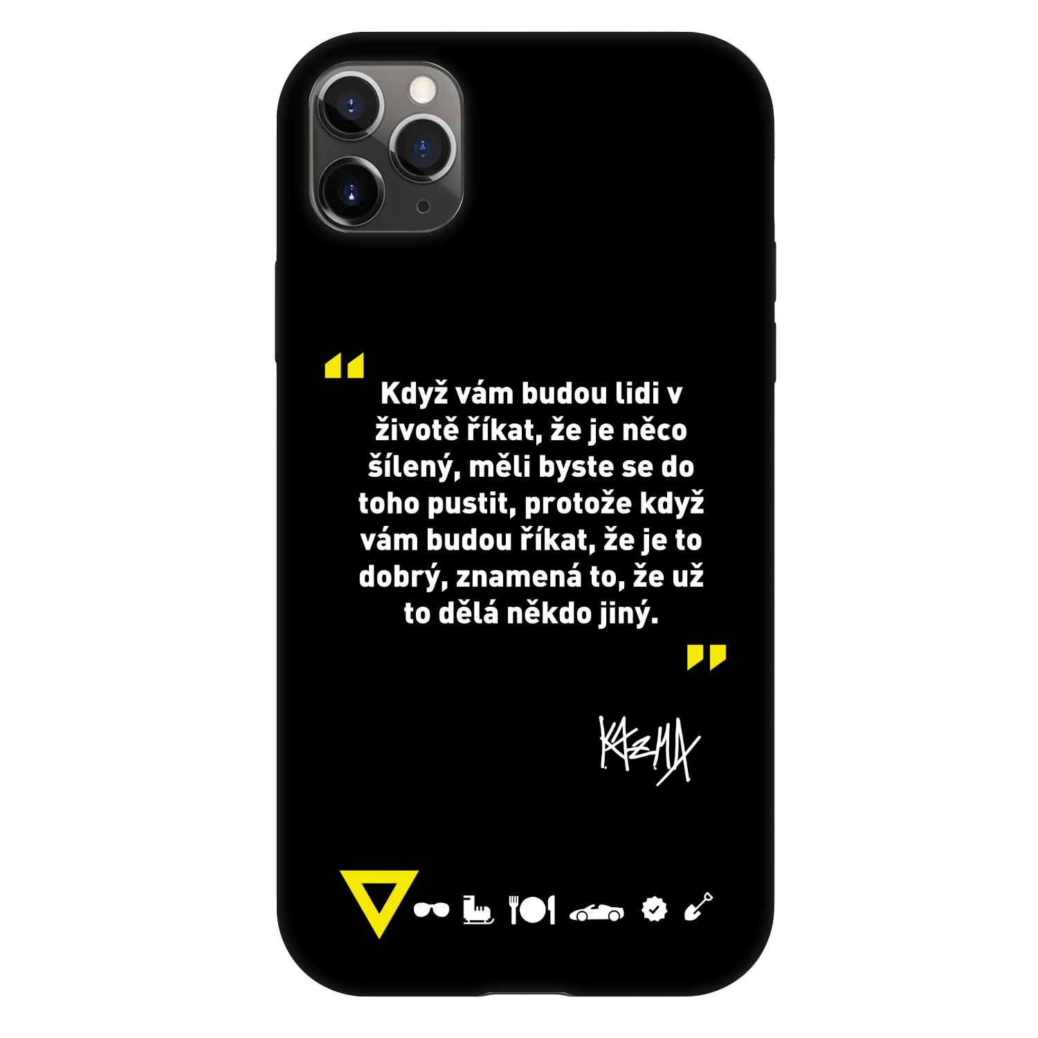 Picasee Fashion Case pro Apple iPhone 11 Pro Max - Kazma - MĚLI BYSTE SE DO TOHO PUSTIT