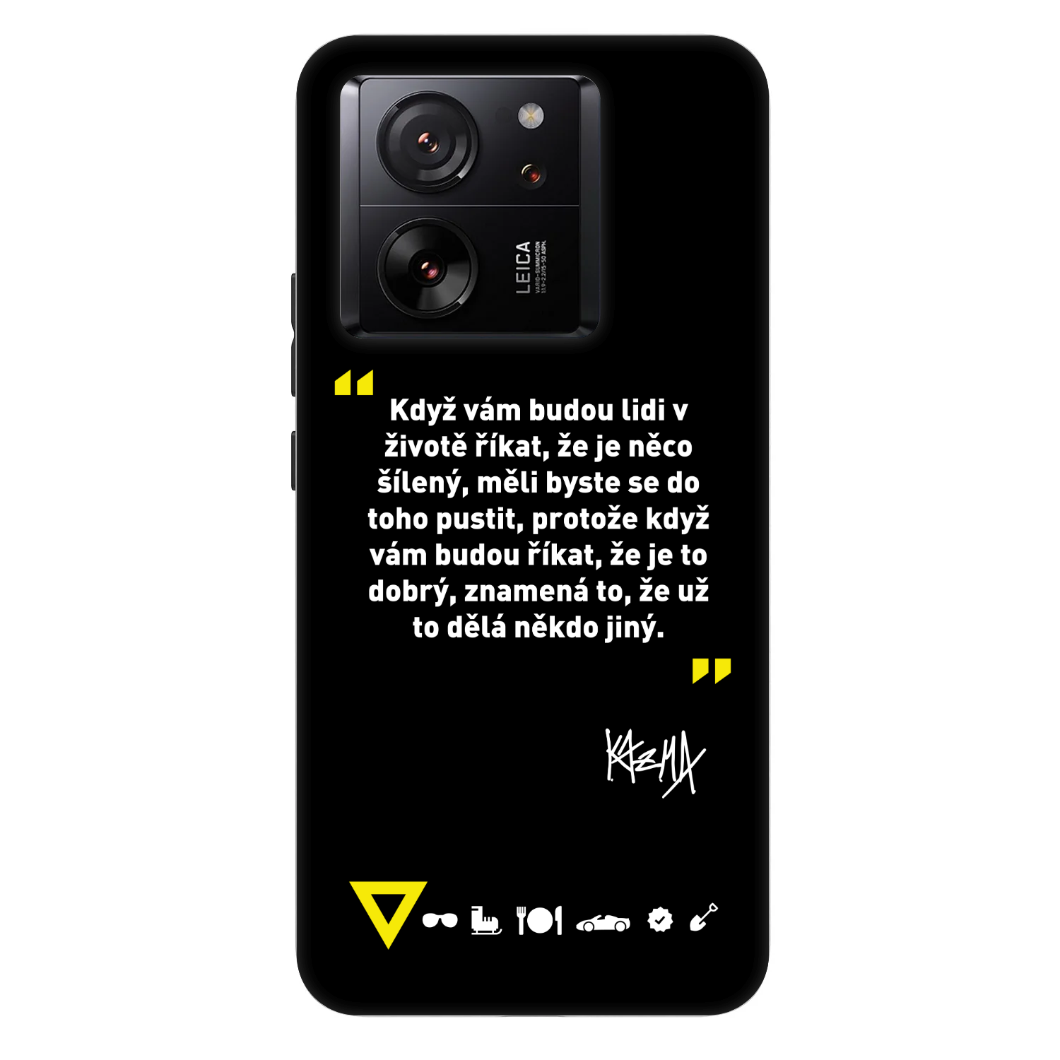 Picasee Fashion Case pro Xiaomi 13T - Kazma - MĚLI BYSTE SE DO TOHO PUSTIT