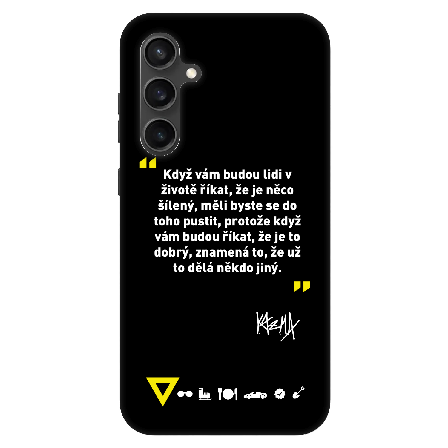 Picasee Fashion Case pro Samsung Galaxy S23 FE S711B - Kazma - MĚLI BYSTE SE DO TOHO PUSTIT