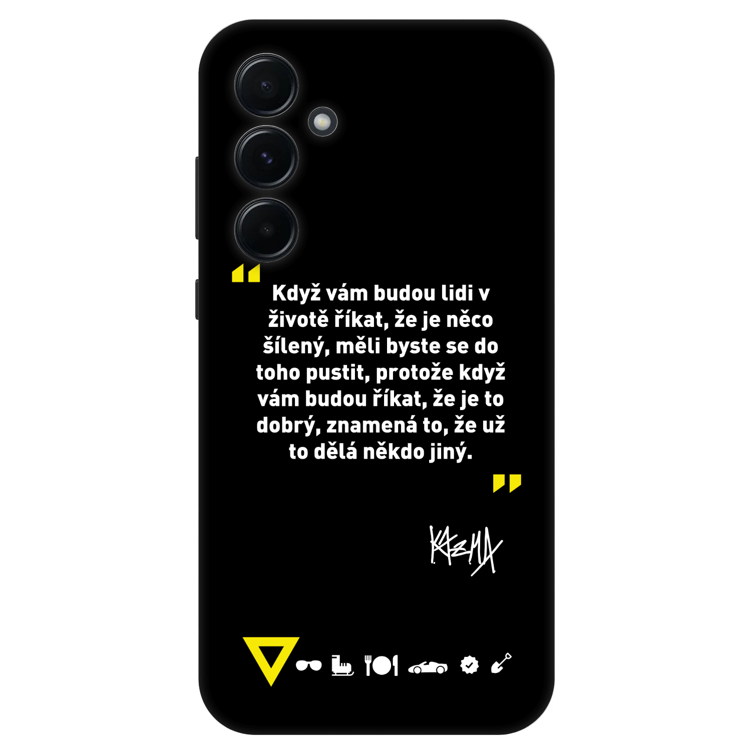 Picasee Fashion Case pro Samsung Galaxy A55 5G A556B - Kazma - MĚLI BYSTE SE DO TOHO PUSTIT