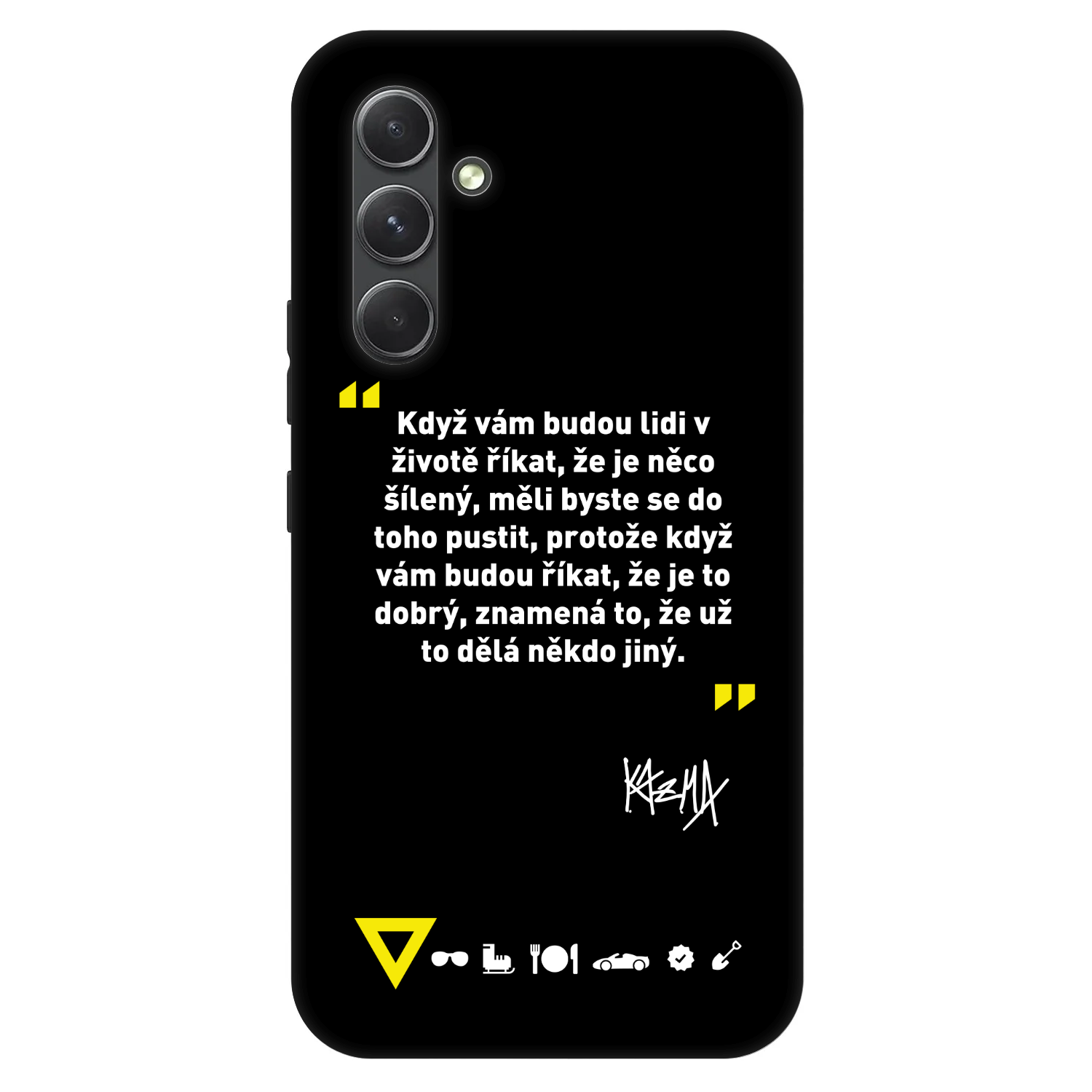 Picasee Fashion Case pro Samsung Galaxy A54 5G A546B - Kazma - MĚLI BYSTE SE DO TOHO PUSTIT