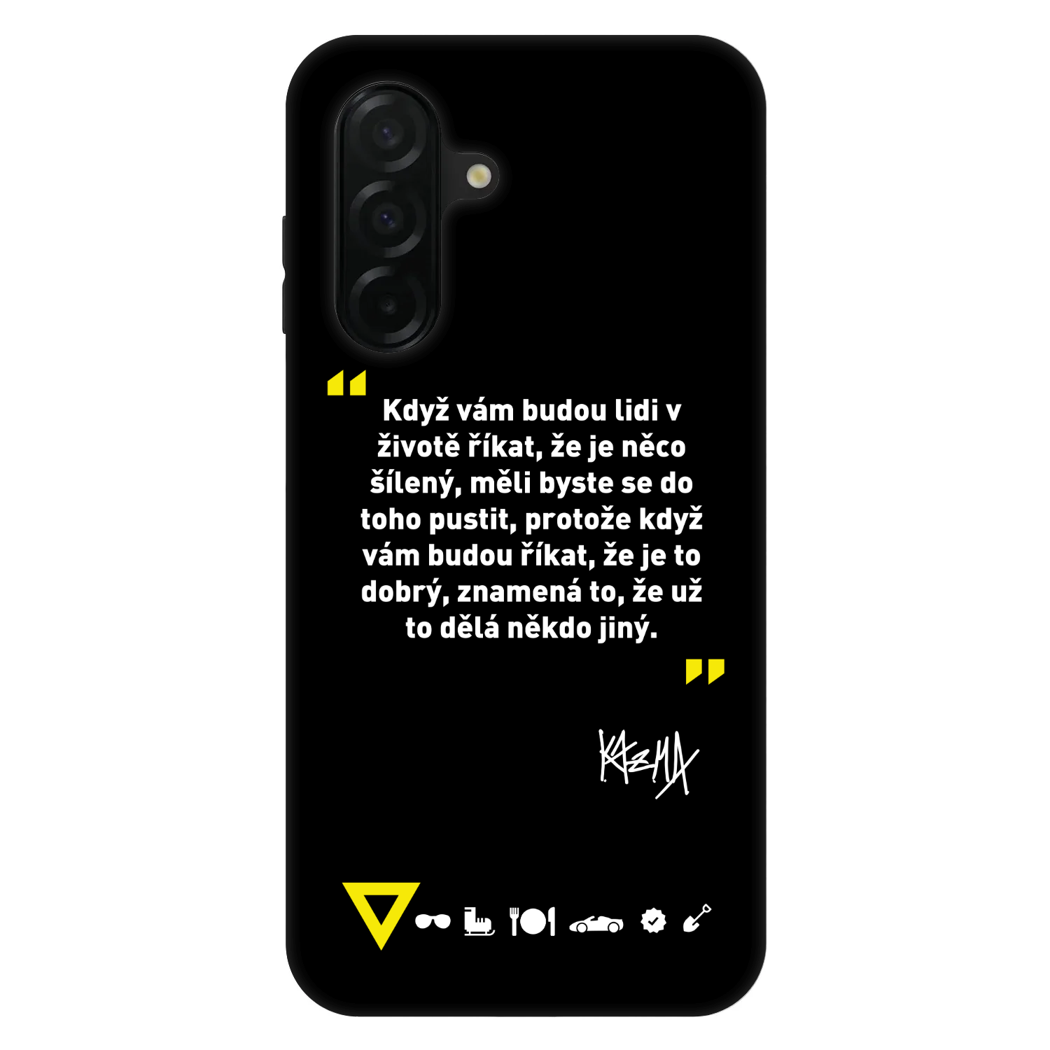 Picasee Fashion Case pro Samsung Galaxy A26 5G A266B - Kazma - MĚLI BYSTE SE DO TOHO PUSTIT