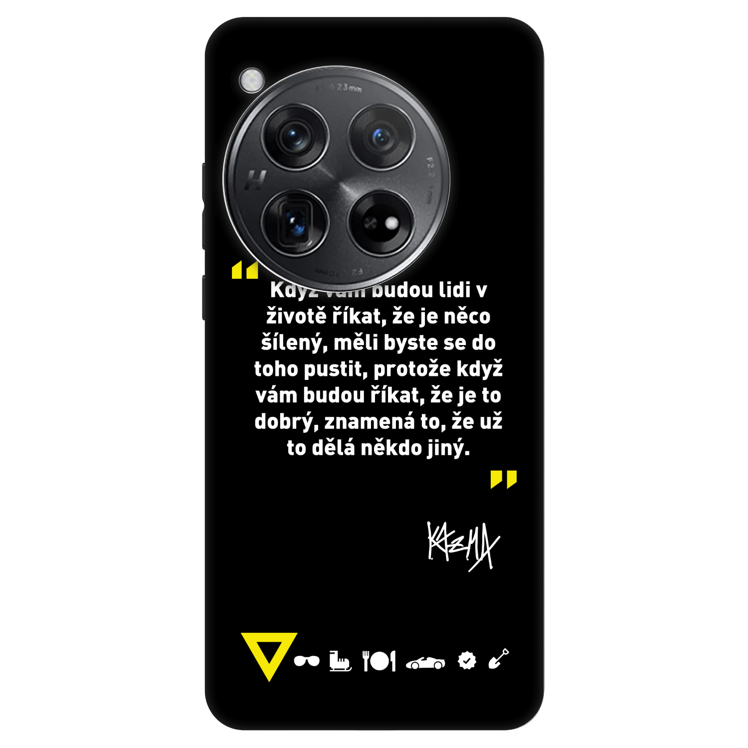 Picasee Fashion Case pro OnePlus 12 5G - Kazma - MĚLI BYSTE SE DO TOHO PUSTIT