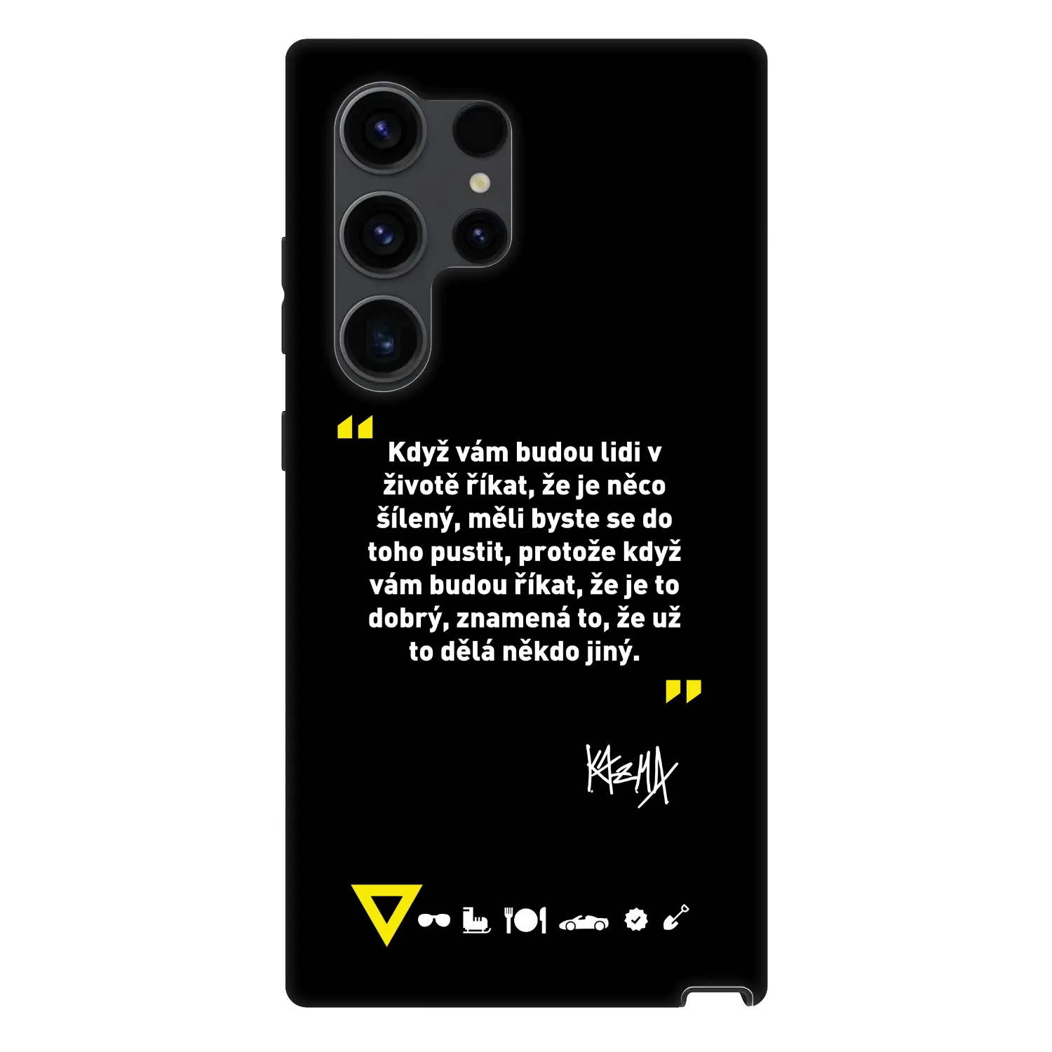Picasee Fashion Case PowerShare pro Samsung Galaxy S24 Ultra S928B 5G - Kazma - MĚLI BYSTE SE DO TOHO PUSTIT