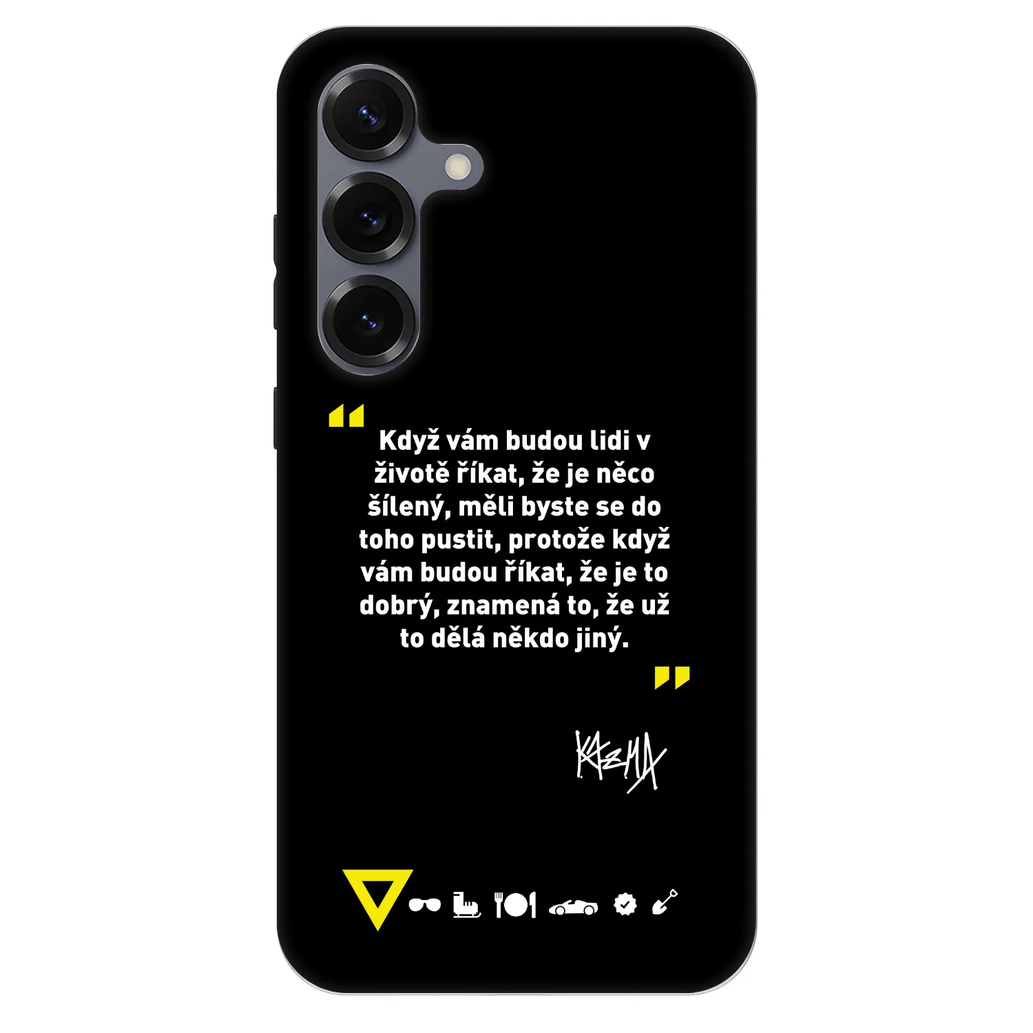 Picasee Fashion Case PowerShare pro Samsung Galaxy S25 5G - Kazma - MĚLI BYSTE SE DO TOHO PUSTIT