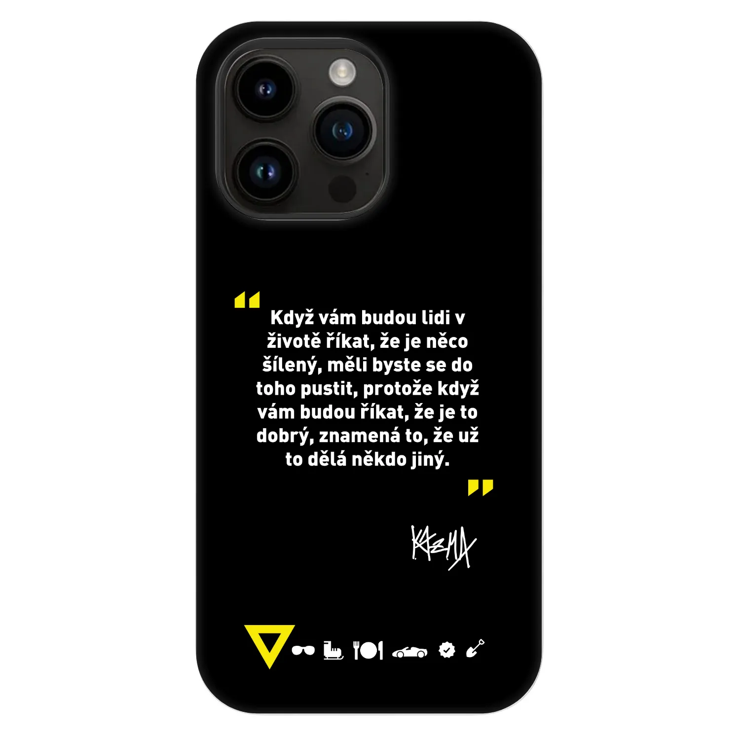 Picasee Fashion Case MagSafe Apple iPhone 14 Pro Max - Kazma - MĚLI BYSTE SE DO TOHO PUSTIT