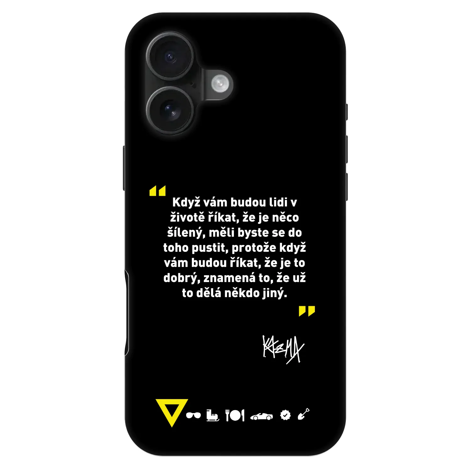 Picasee Fashion Case MagSafe Apple iPhone 16 - Kazma - MĚLI BYSTE SE DO TOHO PUSTIT