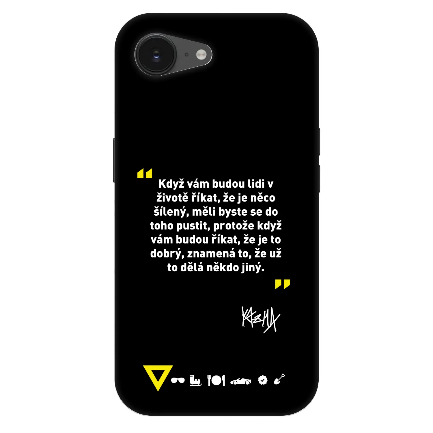 Picasee Fashion Case MagSafe Apple iPhone 16e - Kazma - MĚLI BYSTE SE DO TOHO PUSTIT