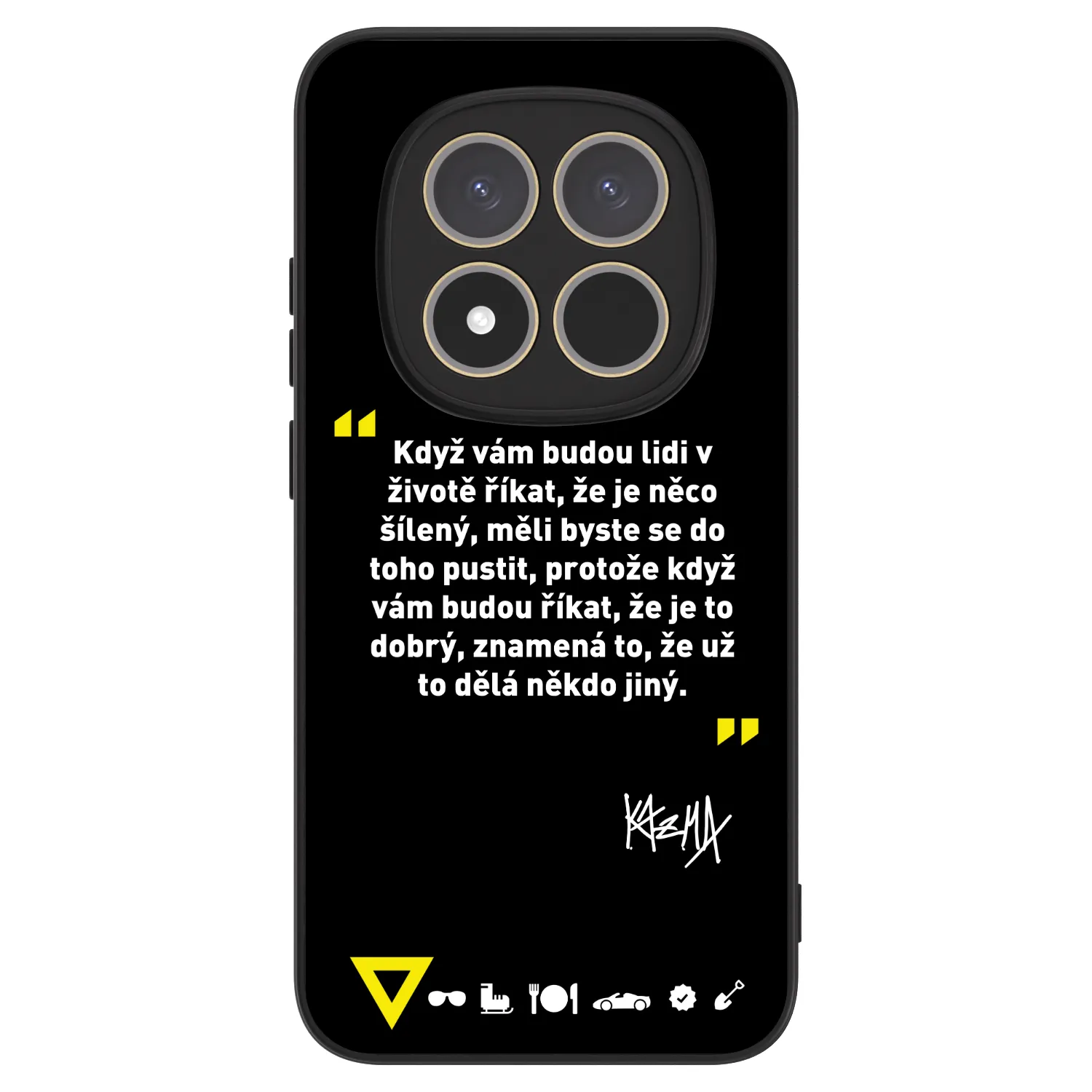 Picasee ULTIMATE CASE pro Xiaomi Redmi Note 15 Pro 4G - Kazma - MĚLI BYSTE SE DO TOHO PUSTIT