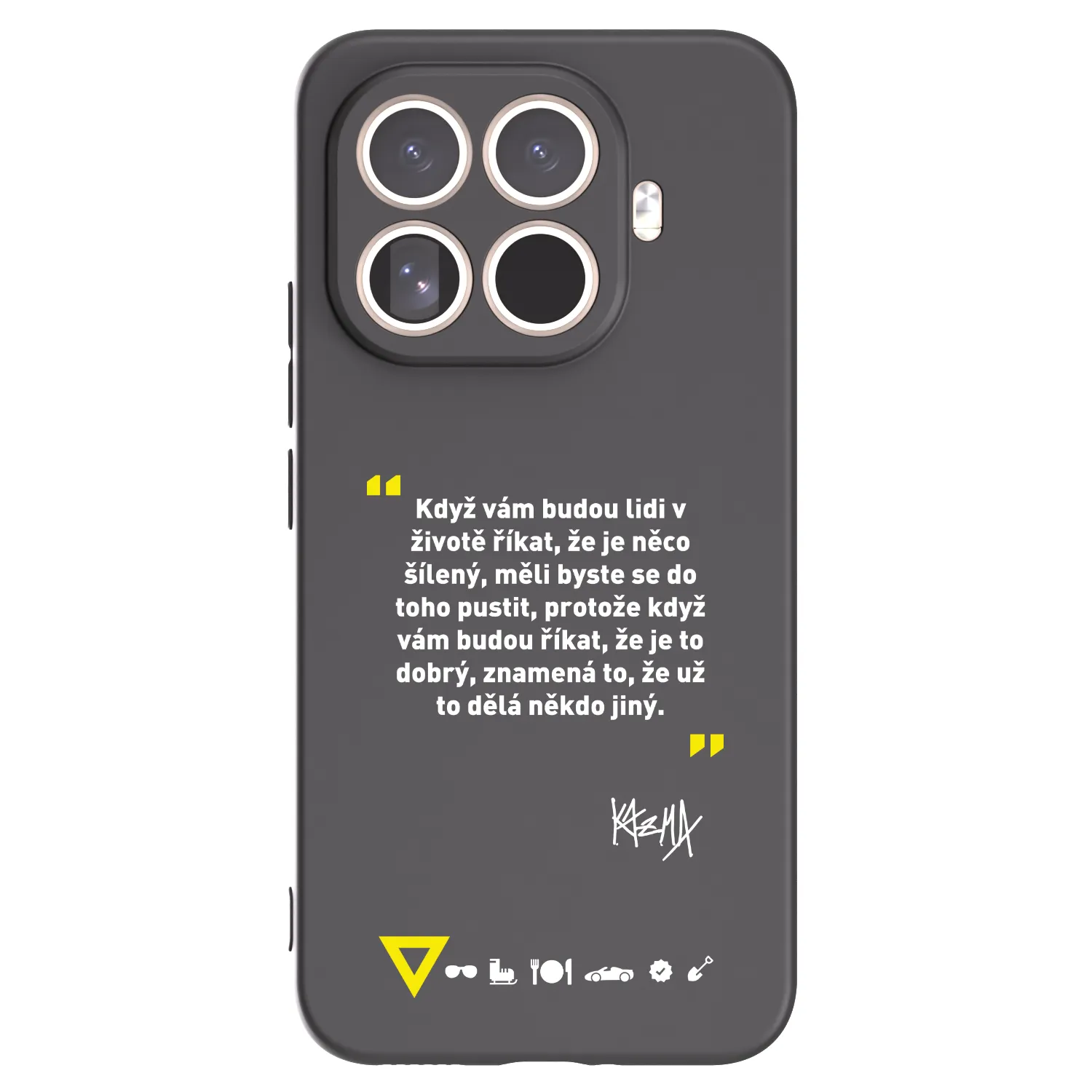 Picasee silikonový černý obal pro Xiaomi 15T Pro - Kazma - MĚLI BYSTE SE DO TOHO PUSTIT
