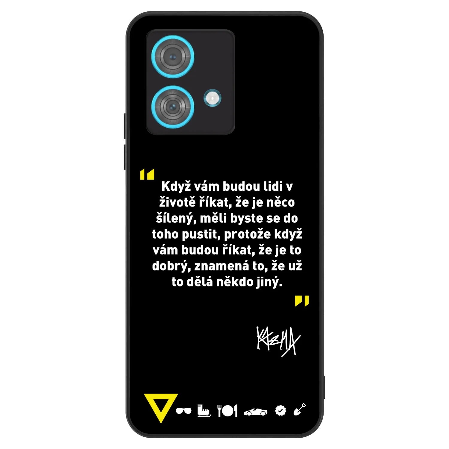 Picasee ULTIMATE CASE pro Motorola Edge 40 Neo - Kazma - MĚLI BYSTE SE DO TOHO PUSTIT